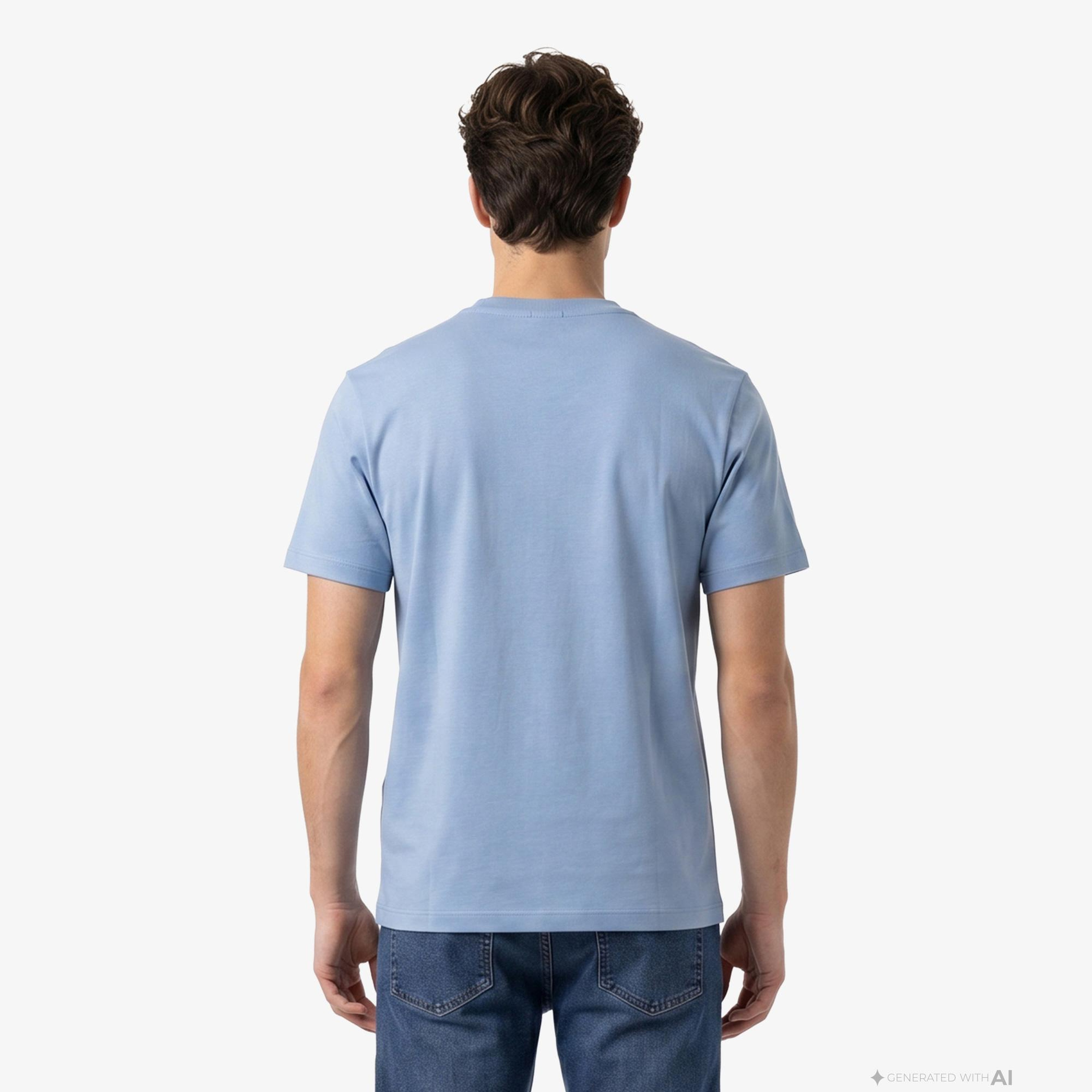 Boss Erkek Mavi T-Shirt