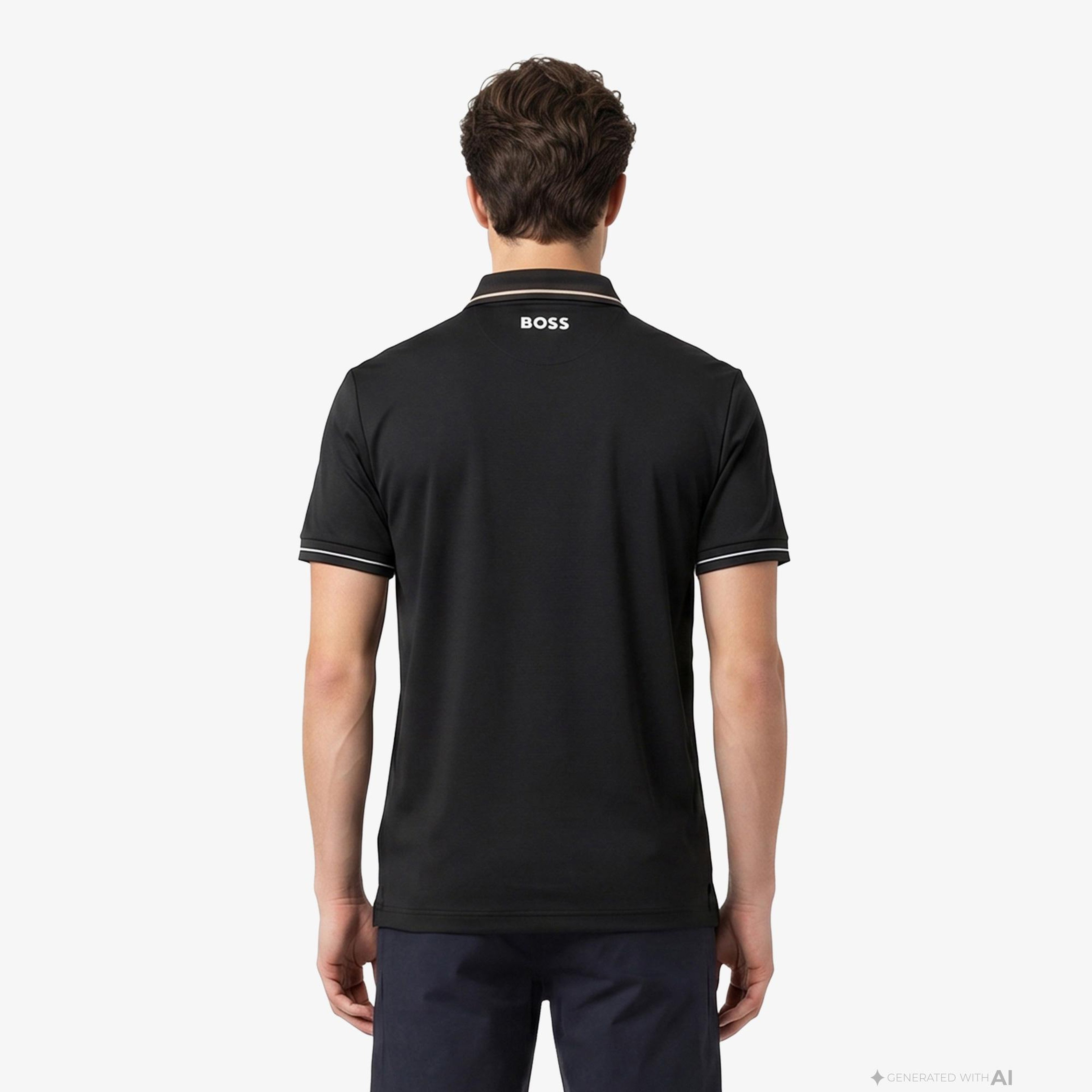 Boss Paul Pro Erkek Siyah Polo