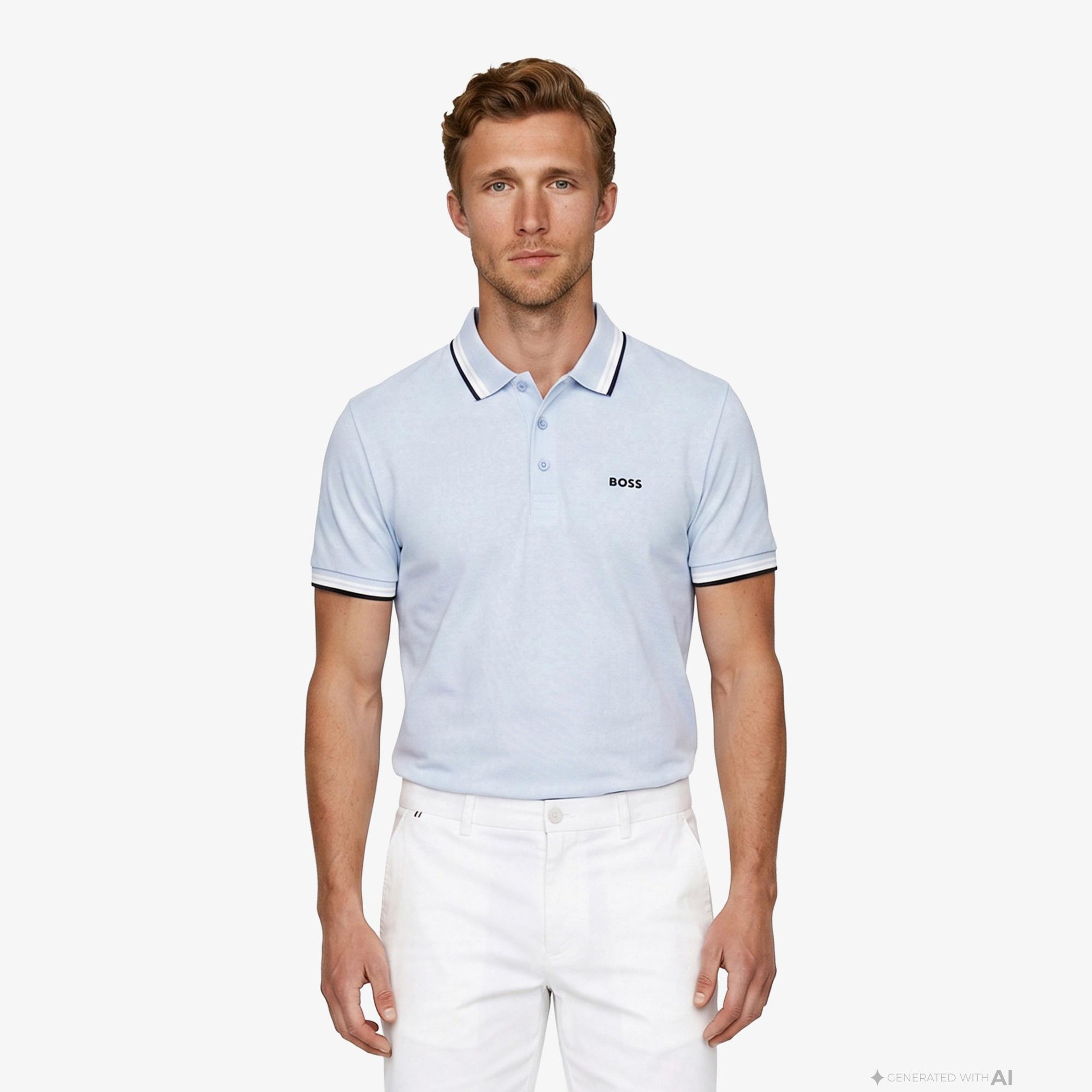 Boss Paddy Erkek Mavi Polo