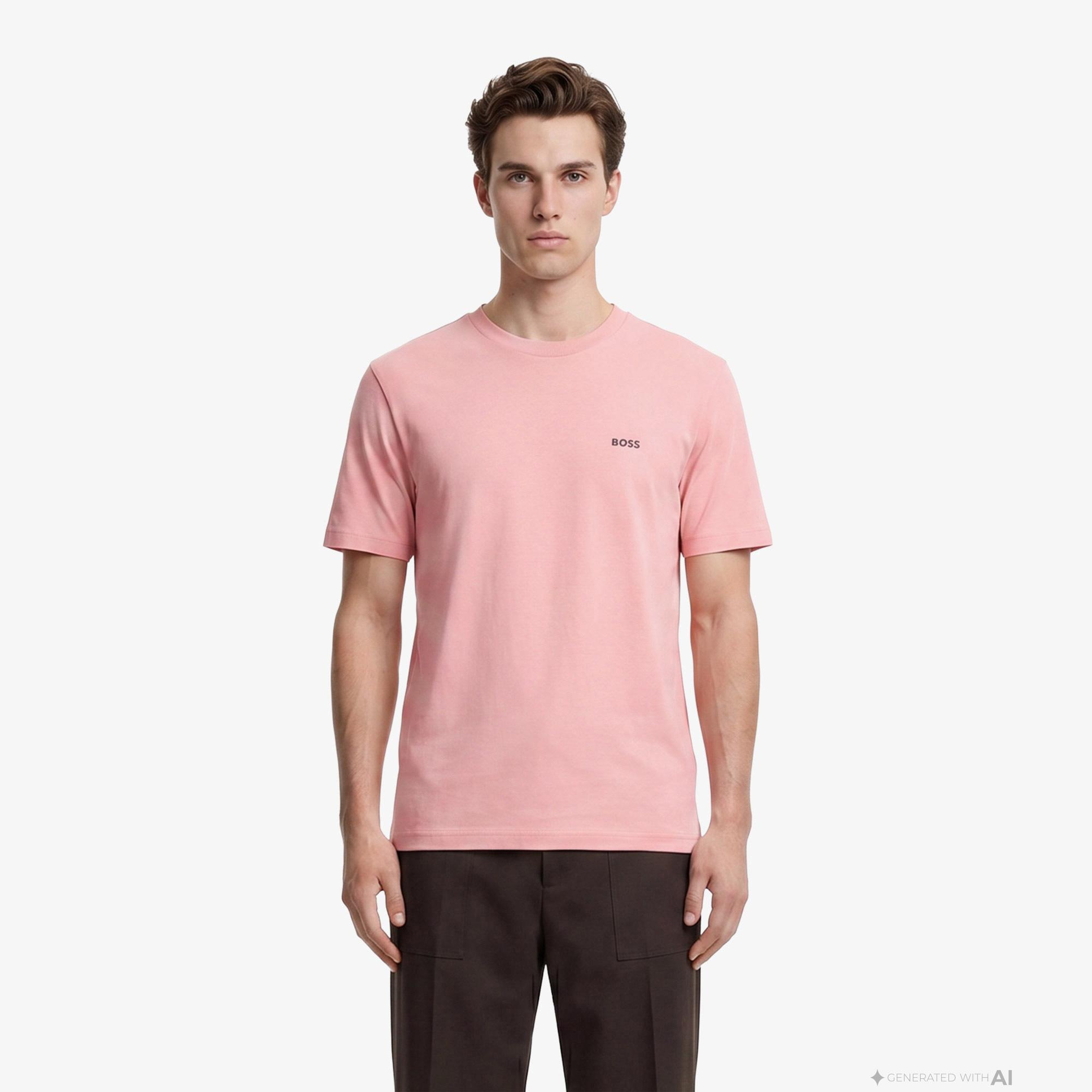 Boss Erkek Pembe T-Shirt