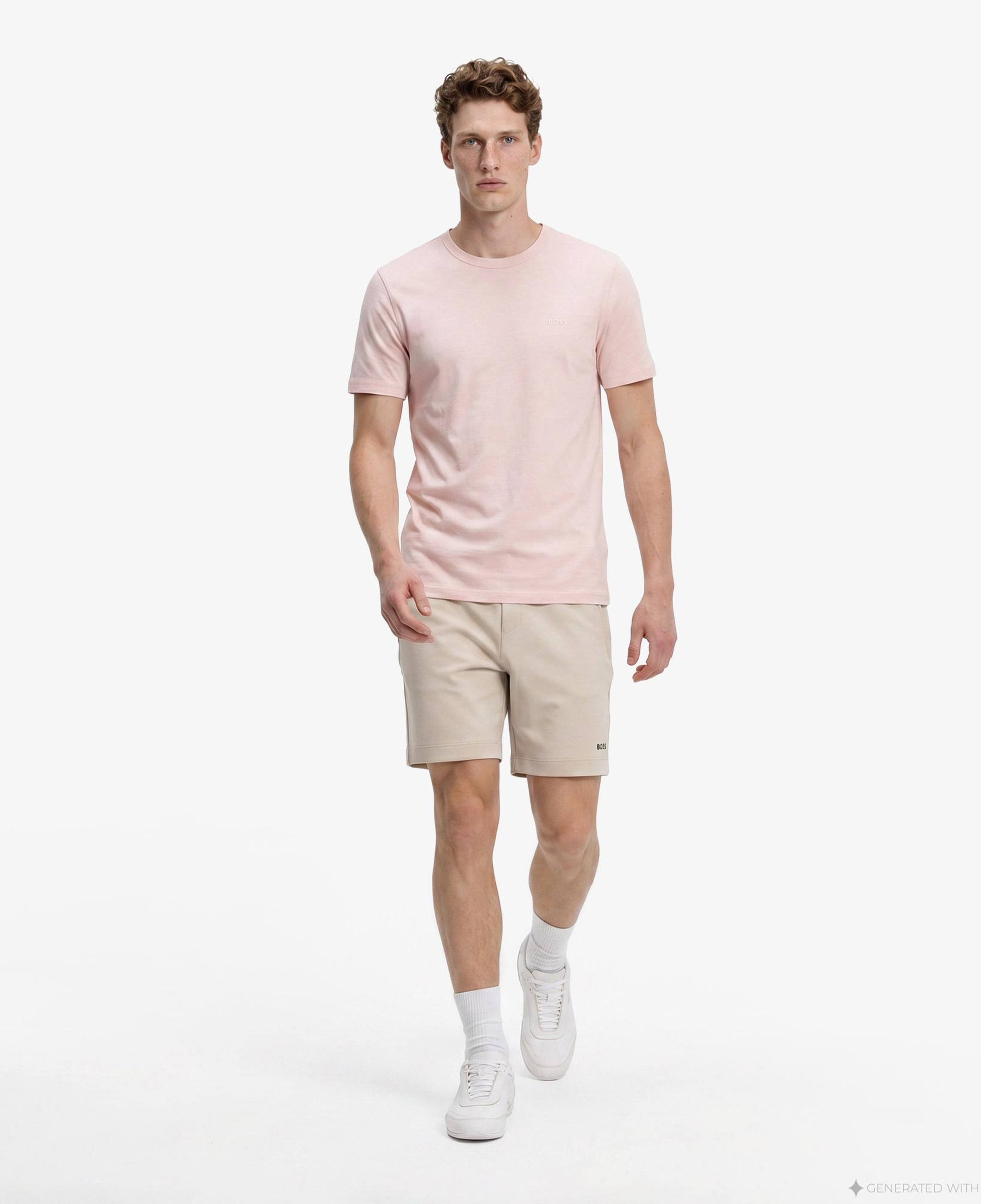 Boss Tegood Erkek Pembe T-Shirt
