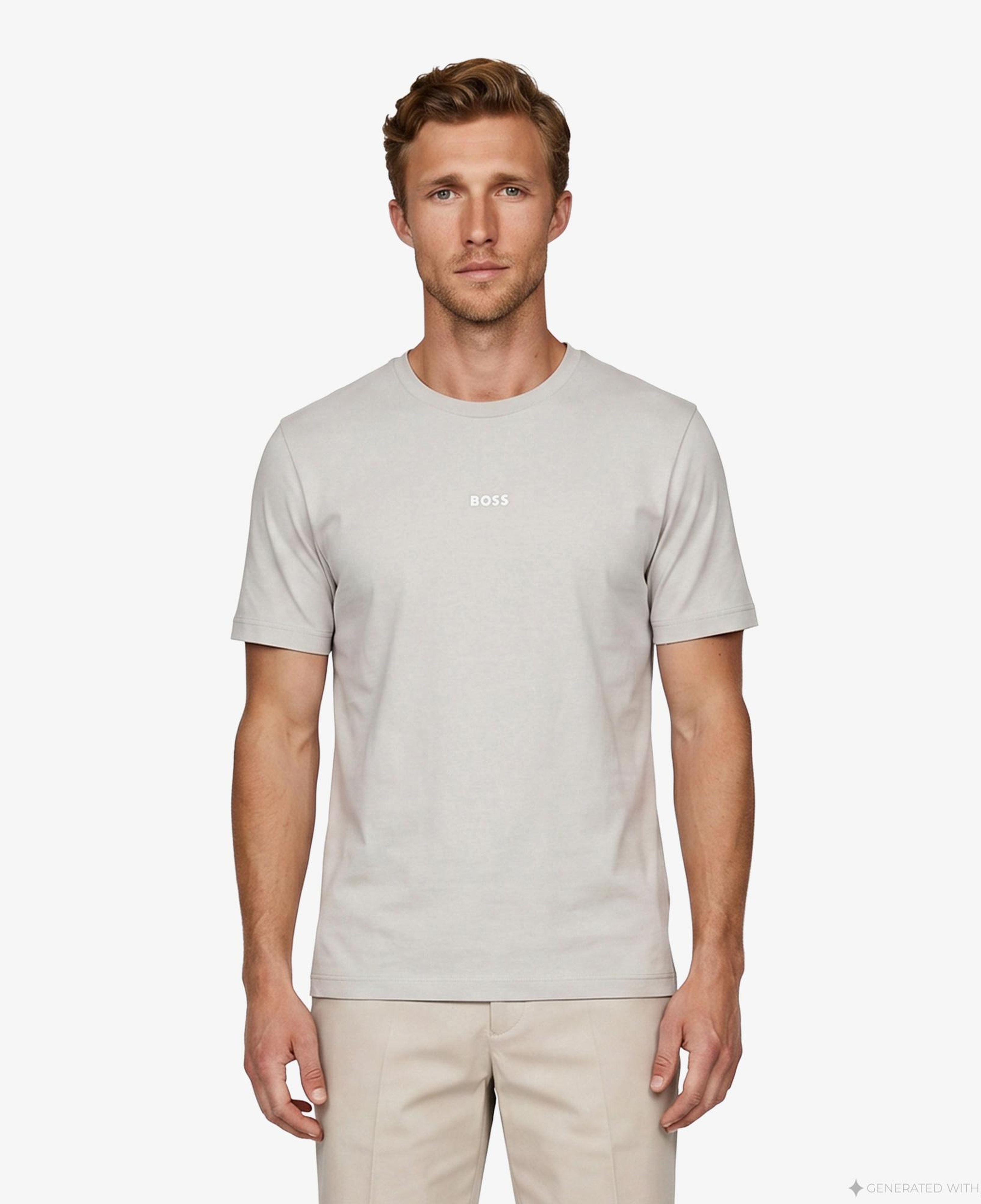 Boss Tchup Erkek Gri T-Shirt