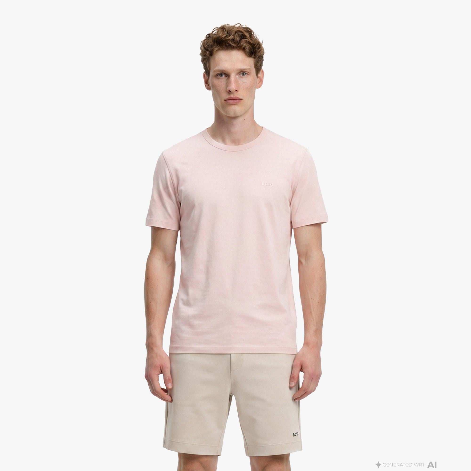 Boss Tegood Erkek Pembe T-Shirt
