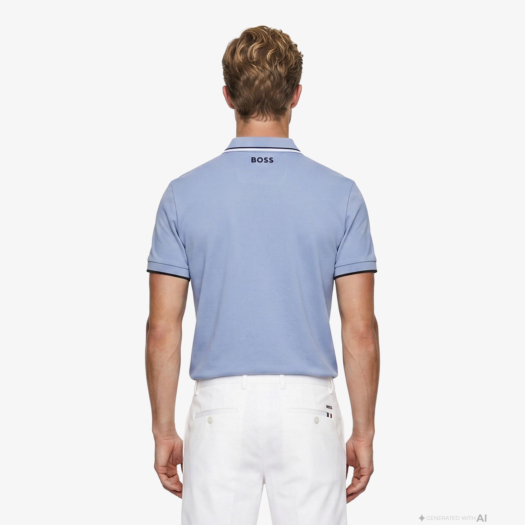 Boss Paddy Pro Erkek Mavi Polo