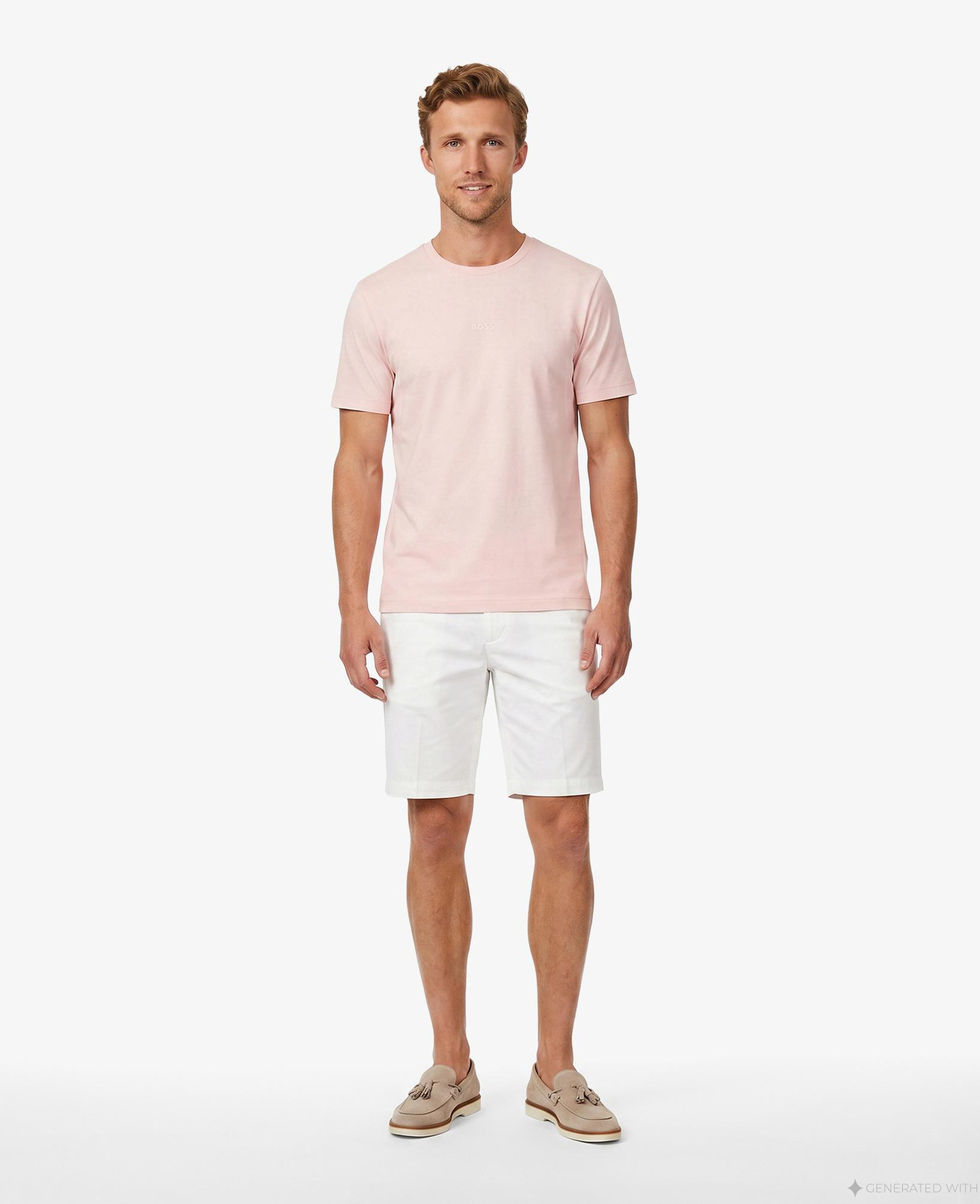 Boss Tchup Erkek Pembe T-Shirt