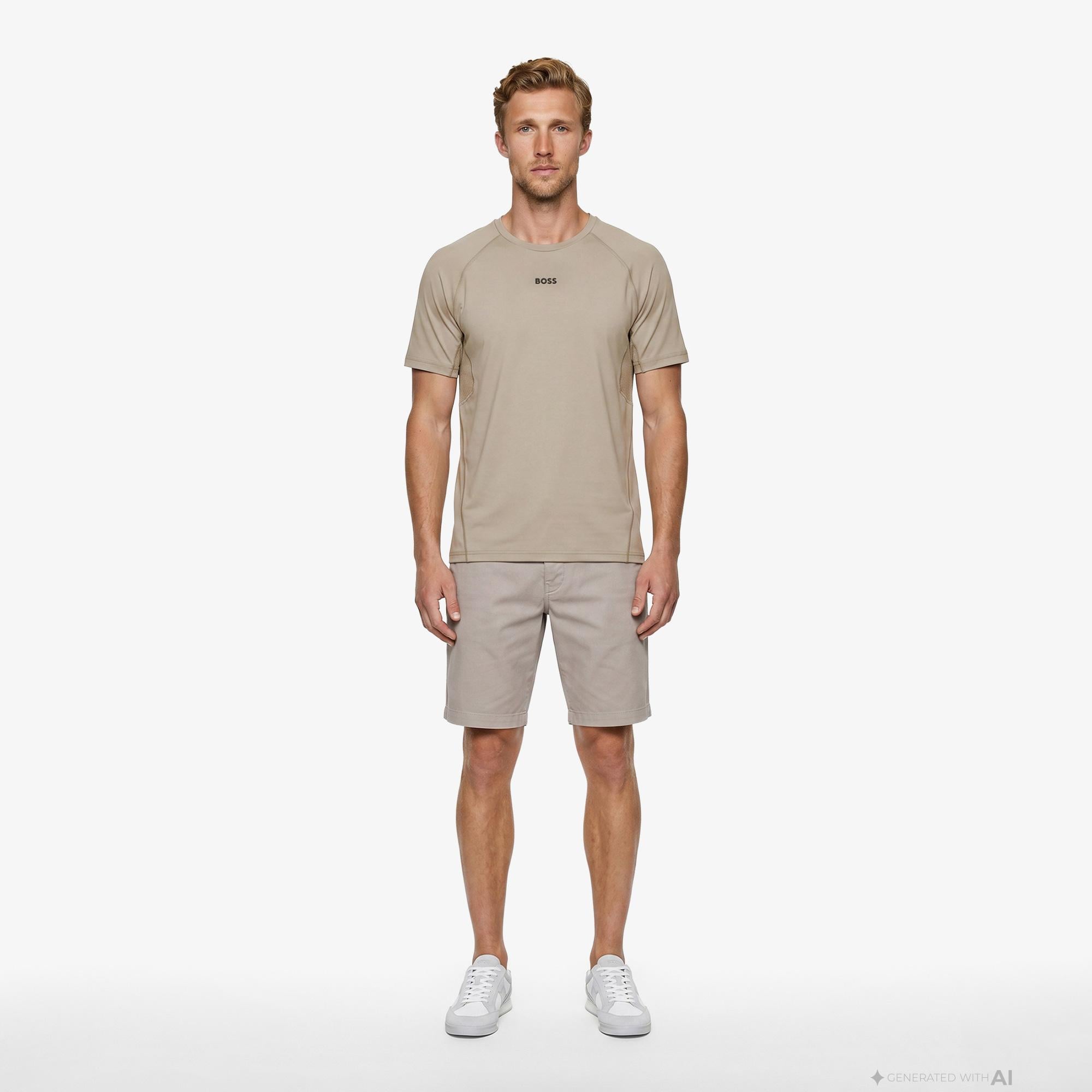 Boss Active Erkek Yeşil T-Shirt
