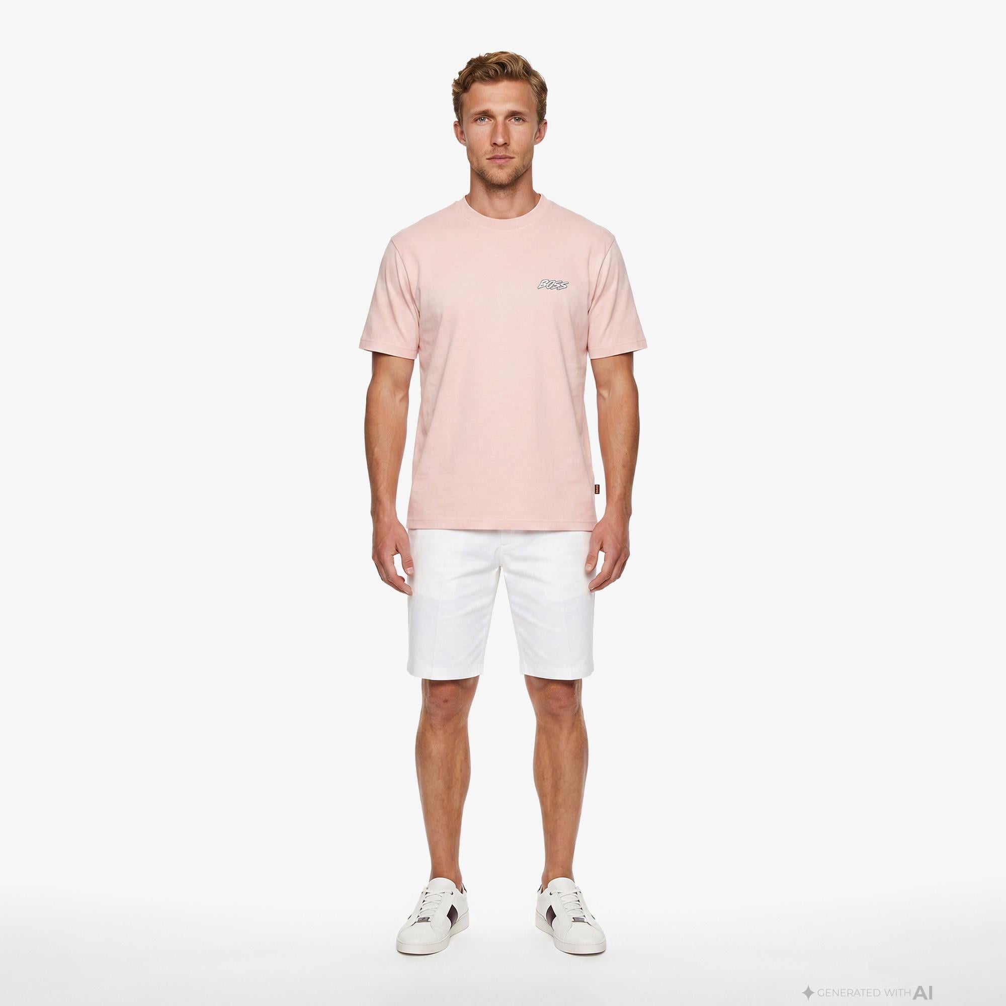 Boss Surf Wash Erkek Pembe T-Shirt