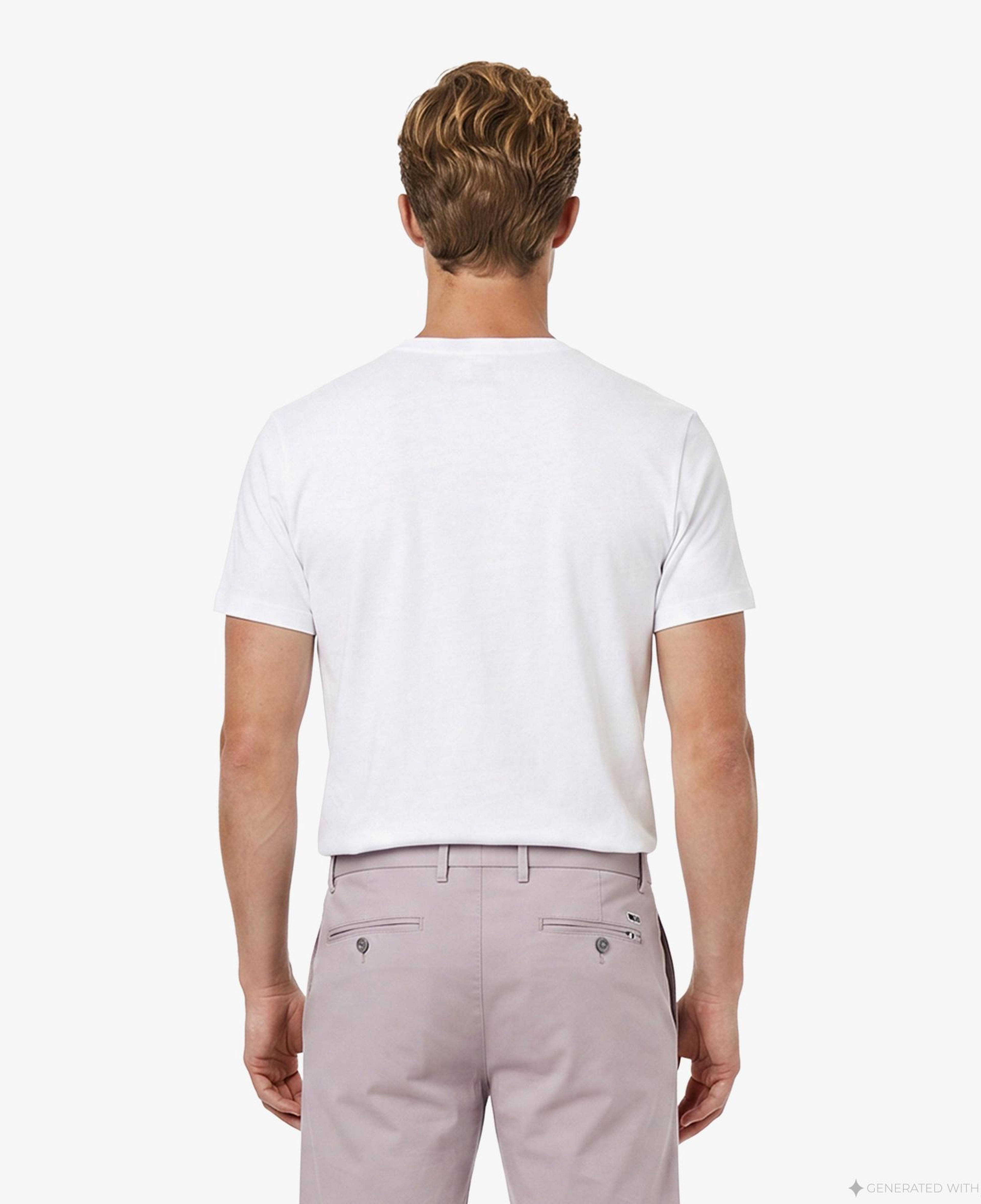 Boss Interlock Erkek Beyaz T-Shirt