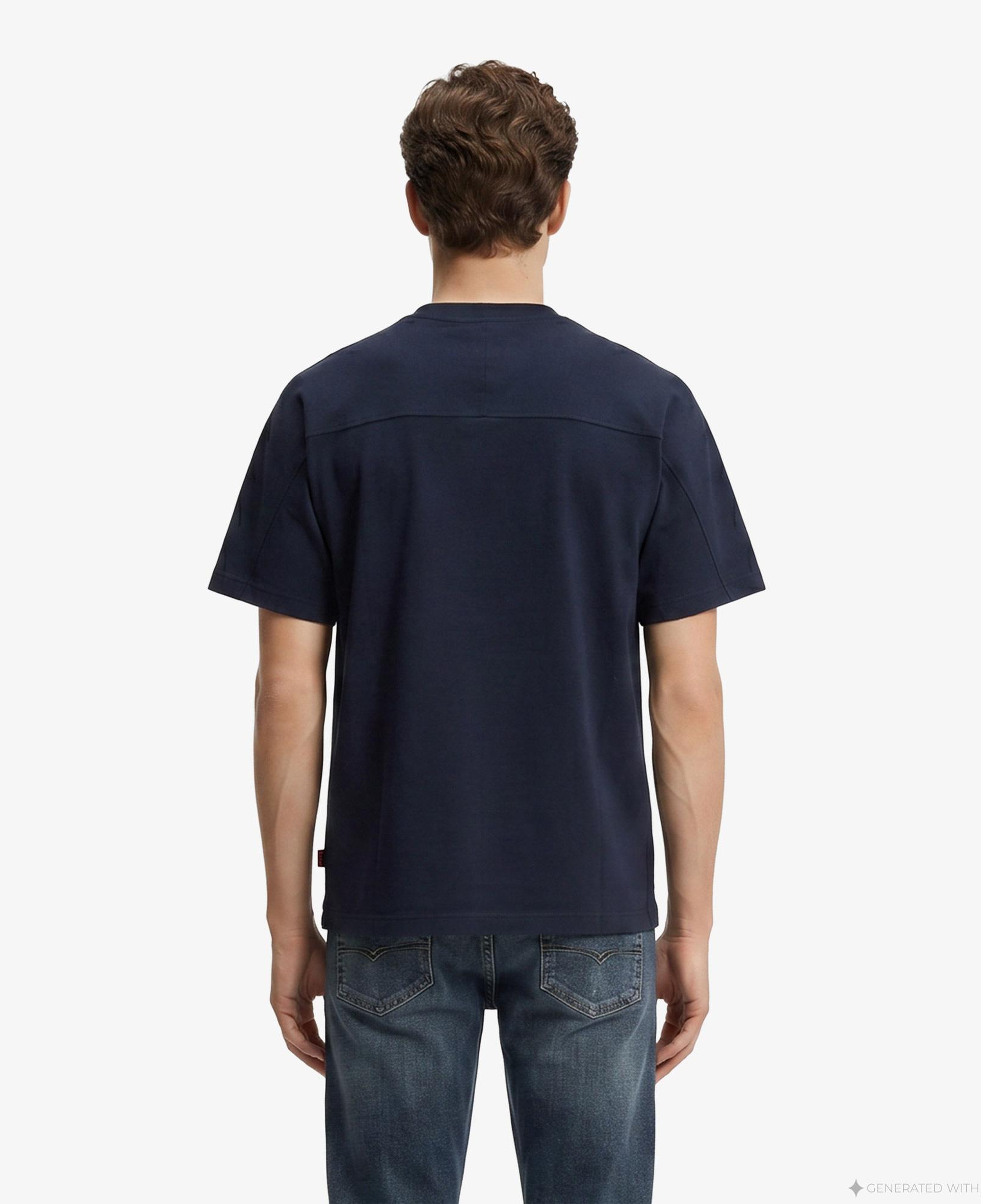 Boss Mesh Erkek Lacivert T-Shirt