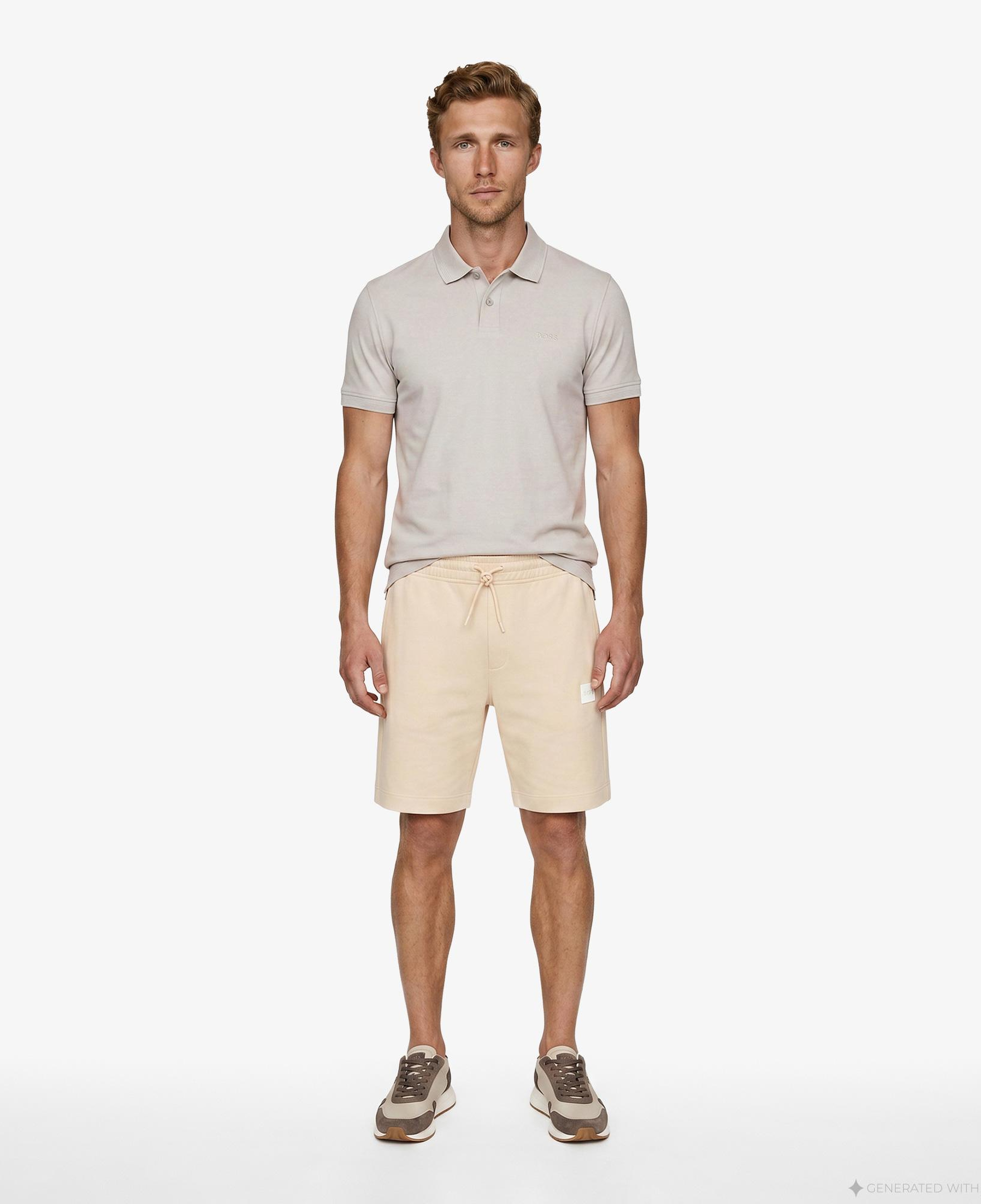 Boss Interlock Erkek Gri Polo