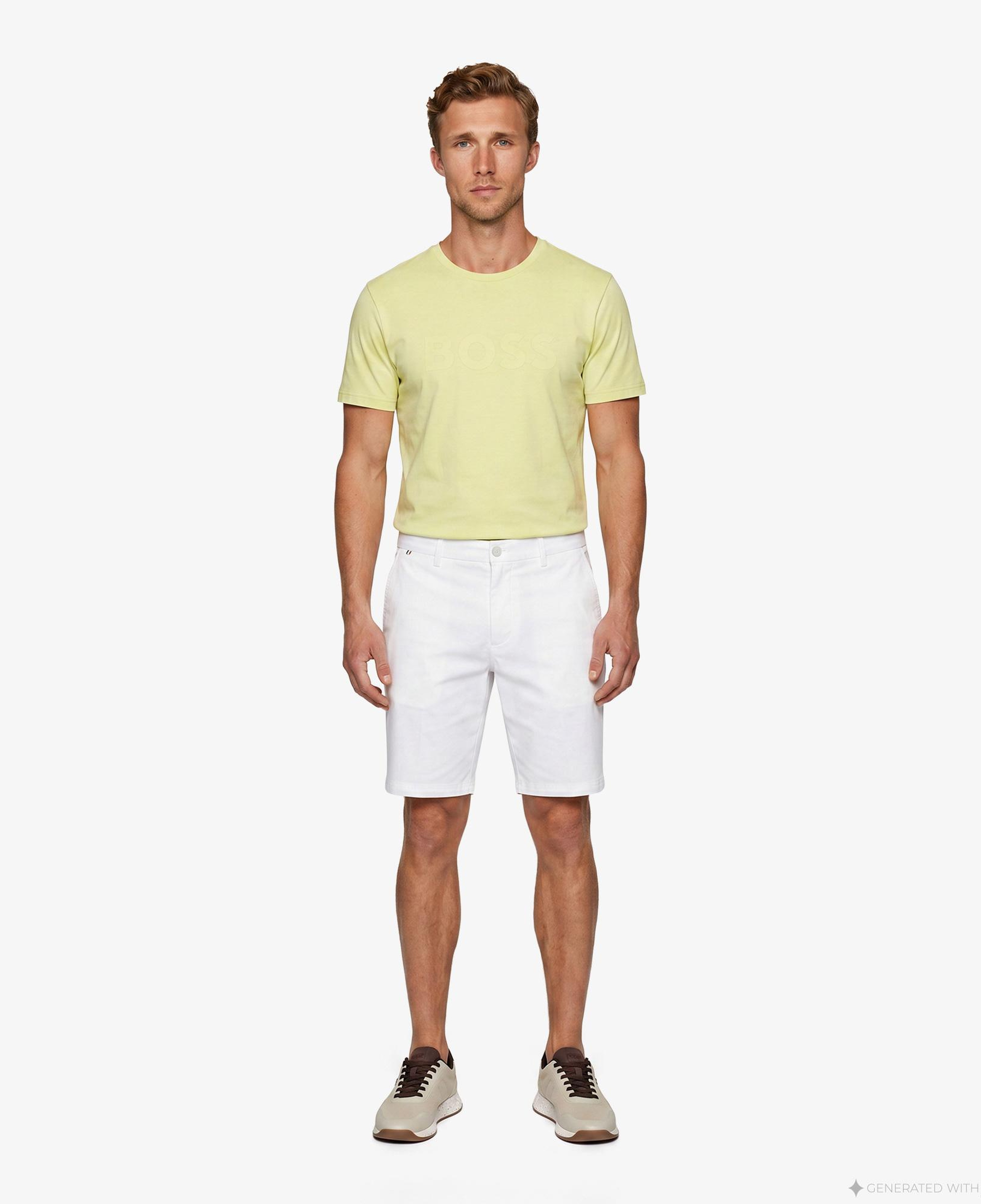 Boss Thinking Erkek Bej T-Shirt
