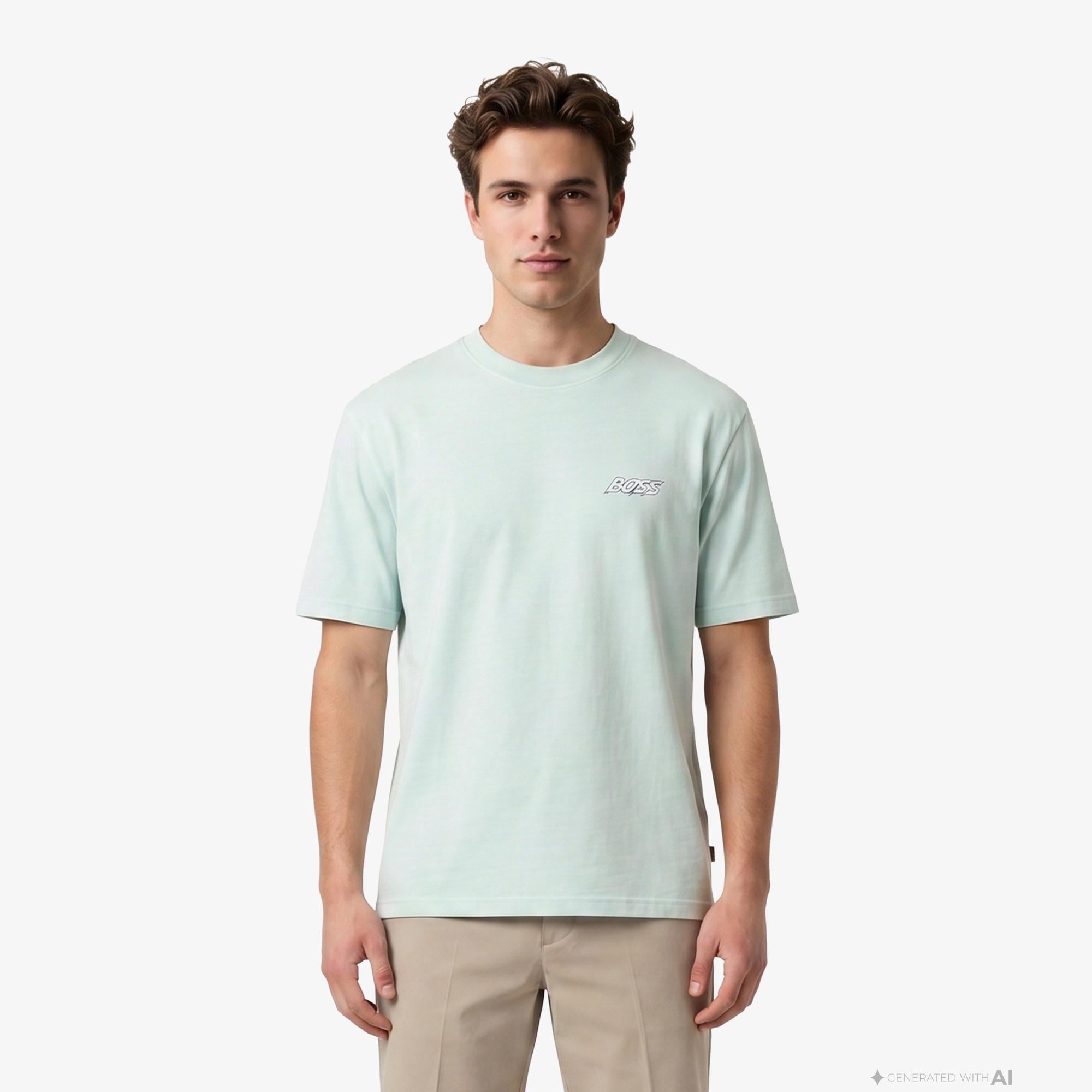Boss Surf Wash Erkek Mavi T-Shirt