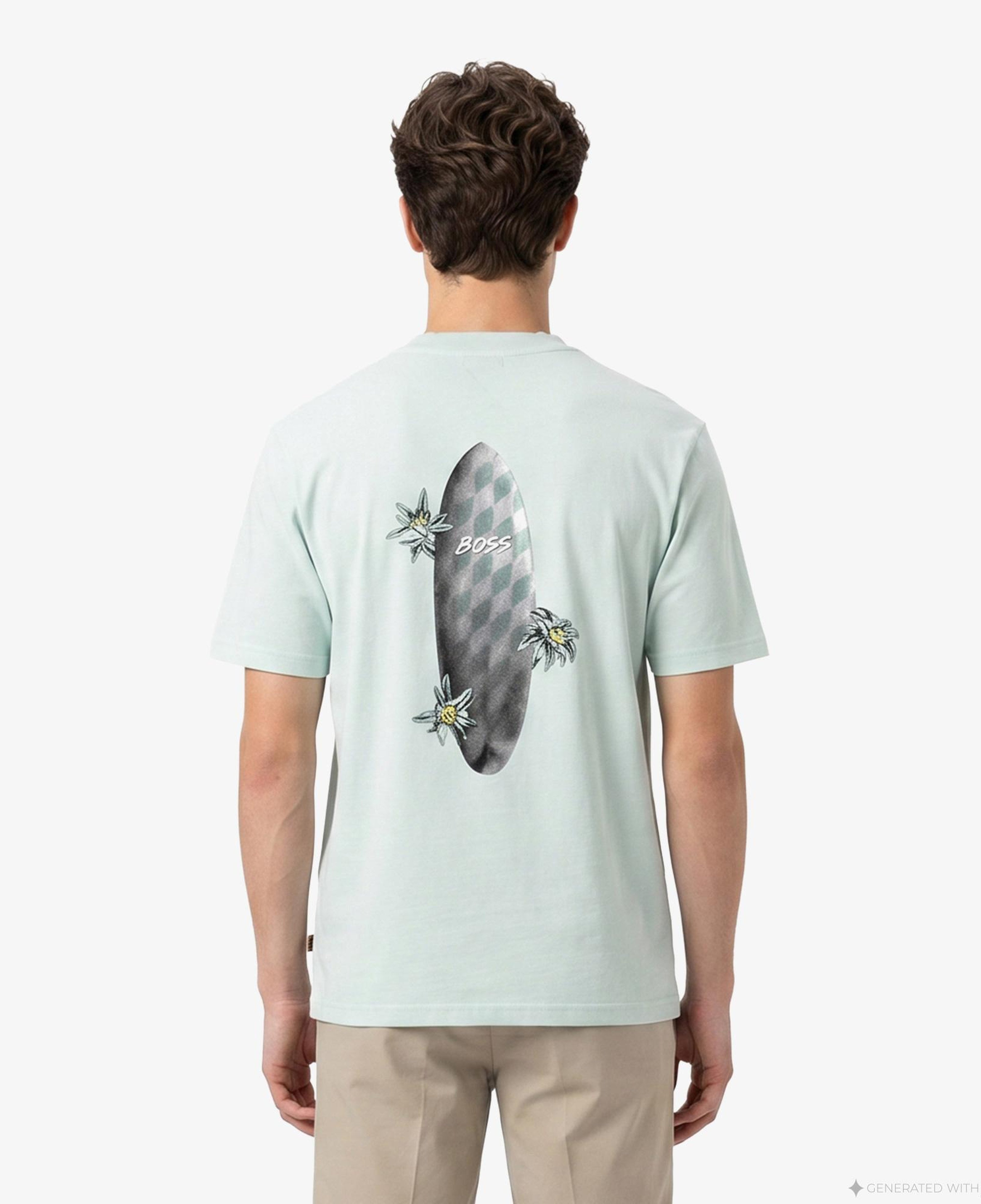 Boss Surf Wash Erkek Mavi T-Shirt