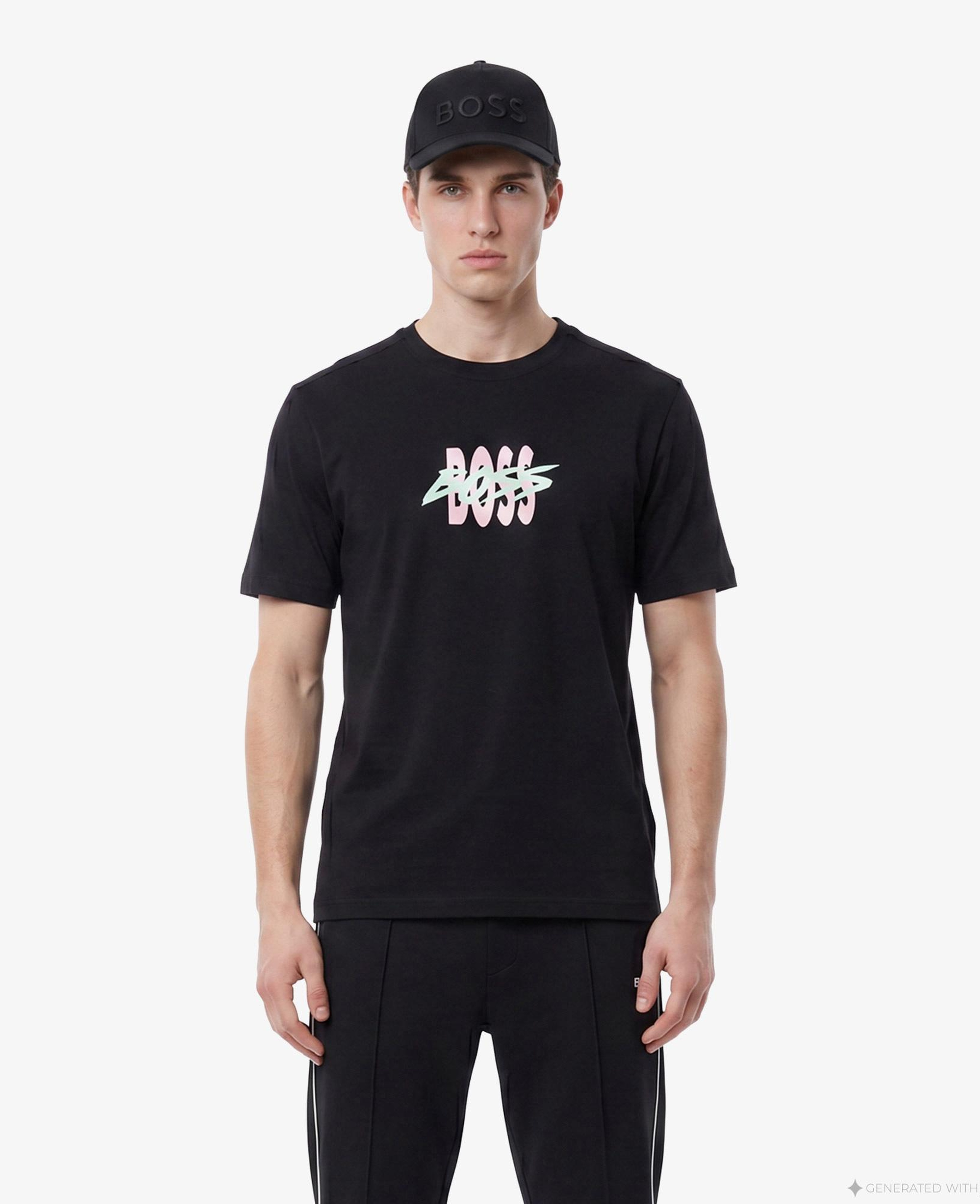 Boss Bass Erkek Siyah T-Shirt