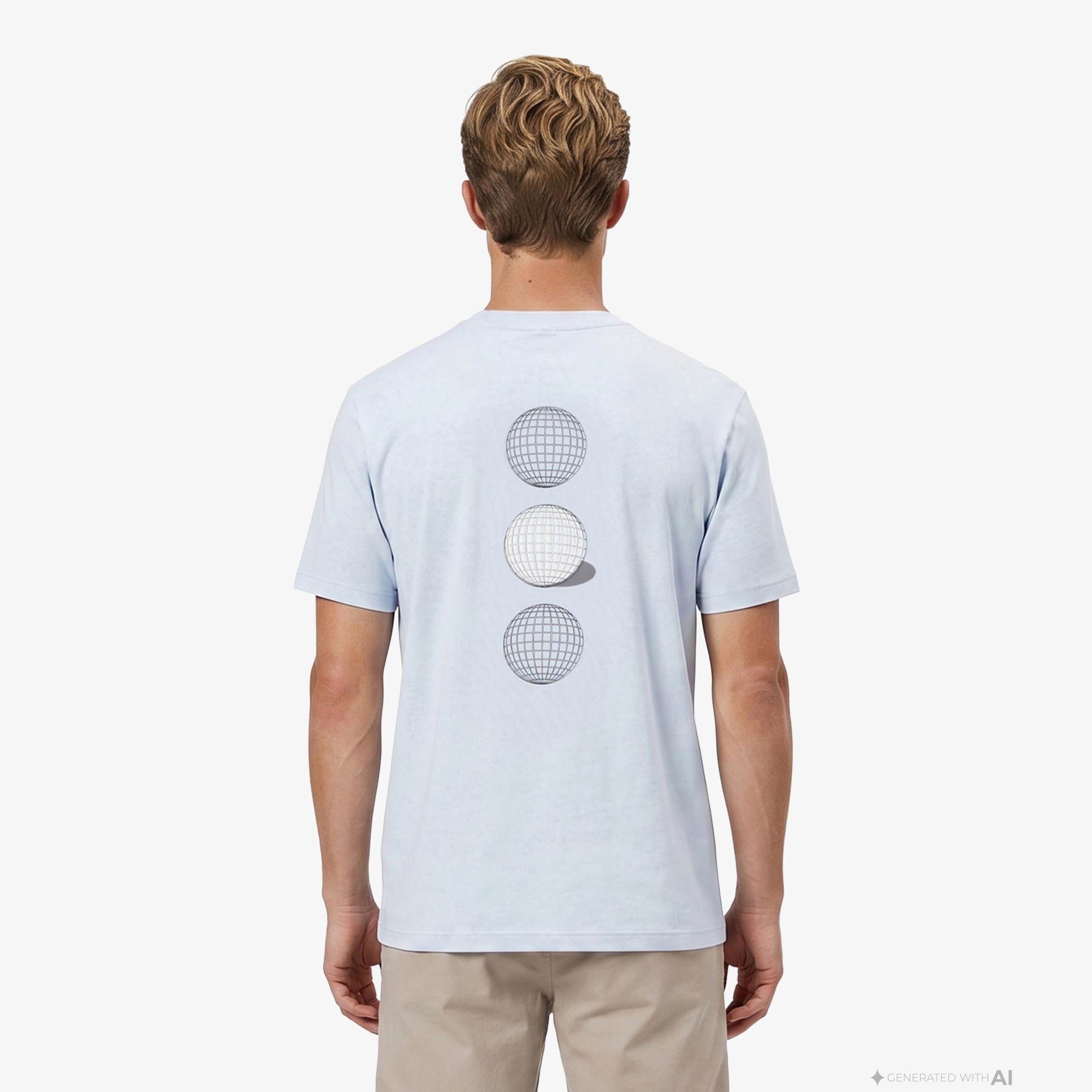 Boss Terrace Graphic Erkek Mavi T-Shirt
