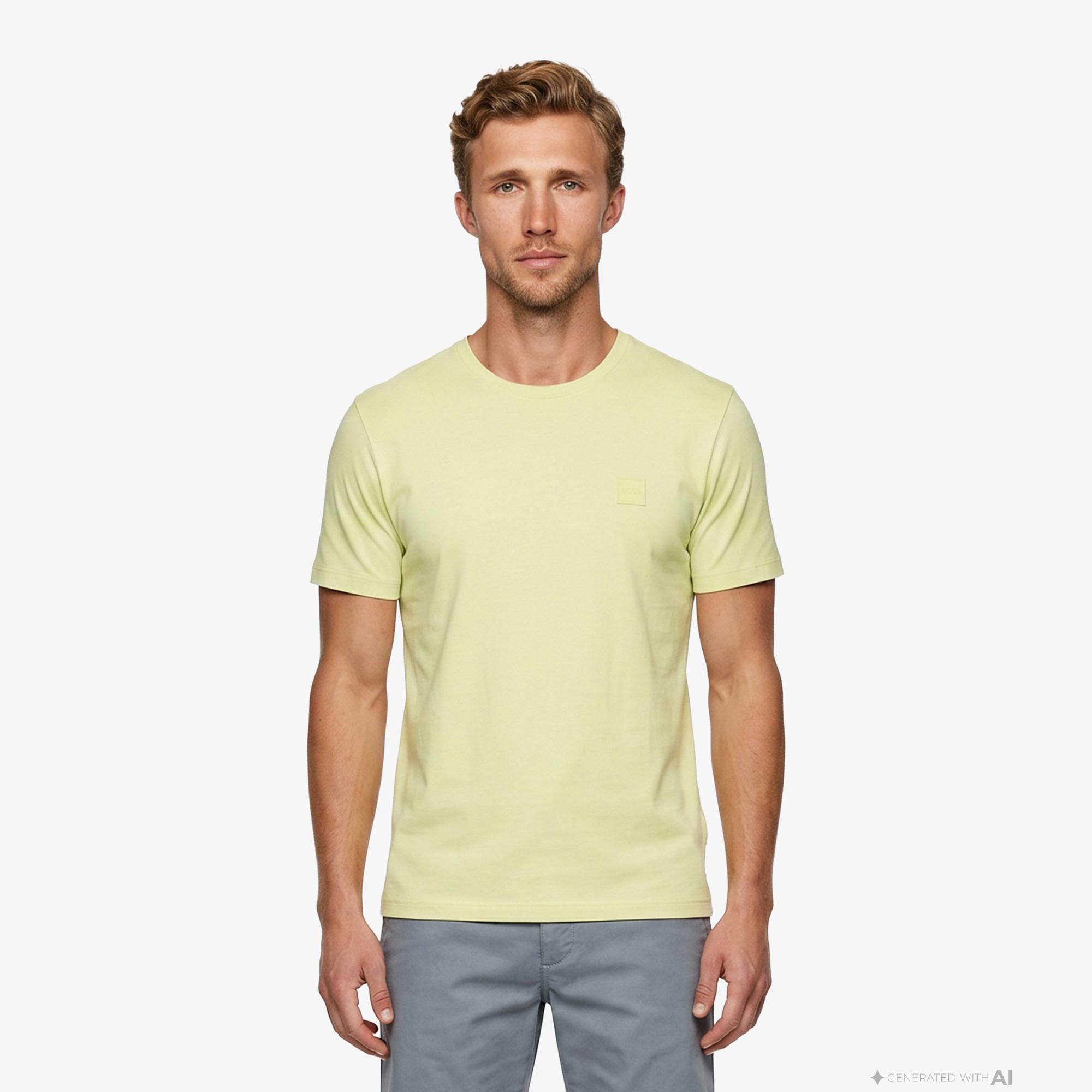 Boss Tales Erkek Bej T-Shirt