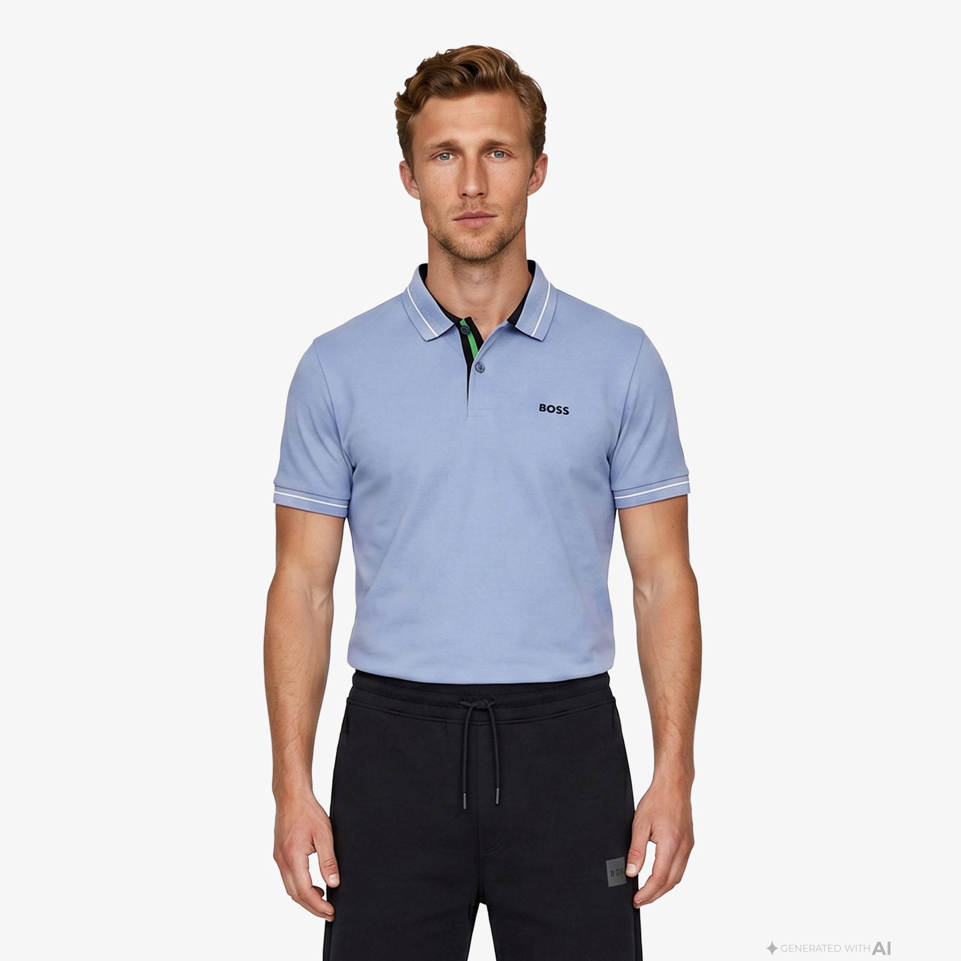 Boss Member Erkek Mavi Polo