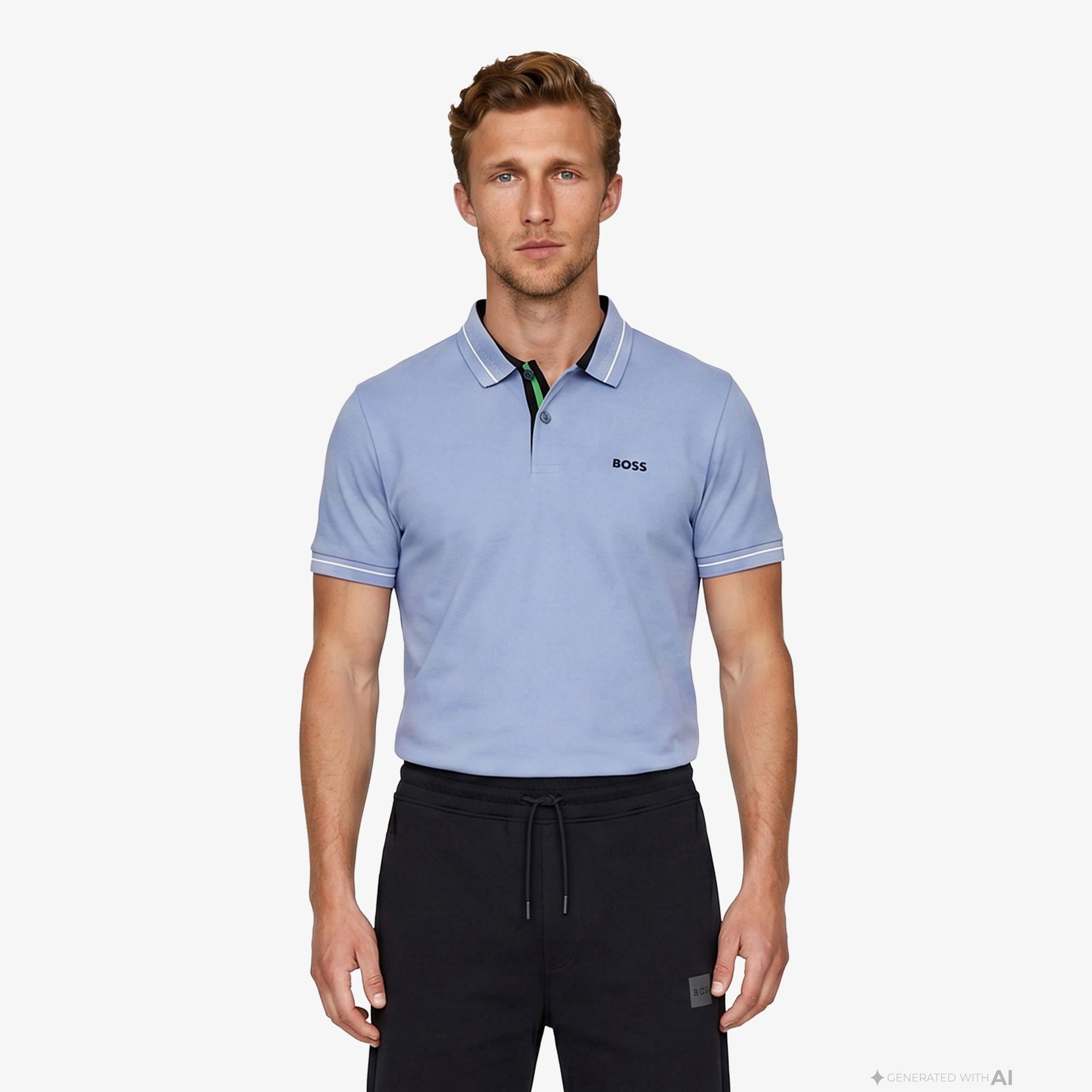 Boss Member Erkek Mavi Polo