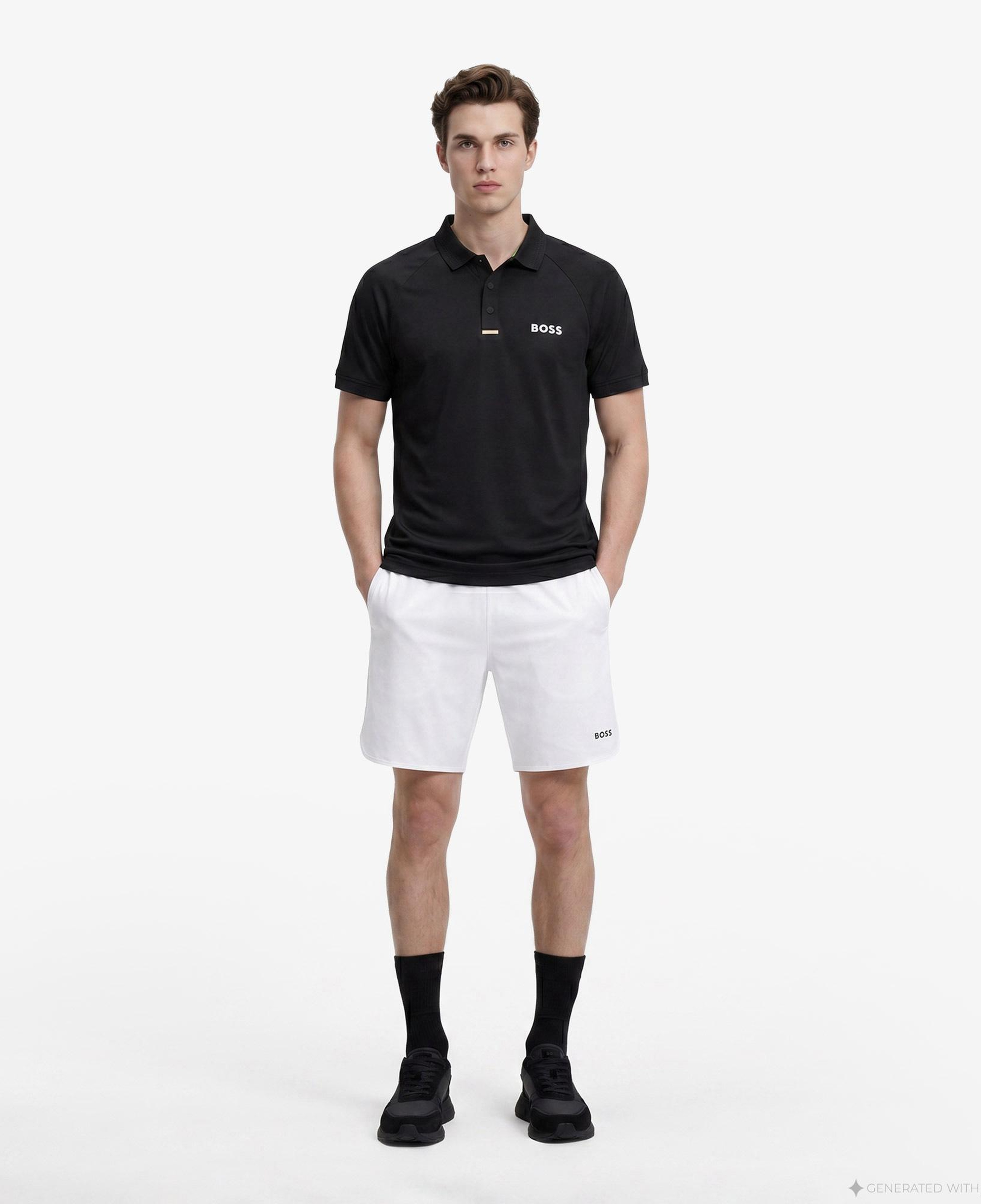 Boss Paddytech Erkek Siyah Polo