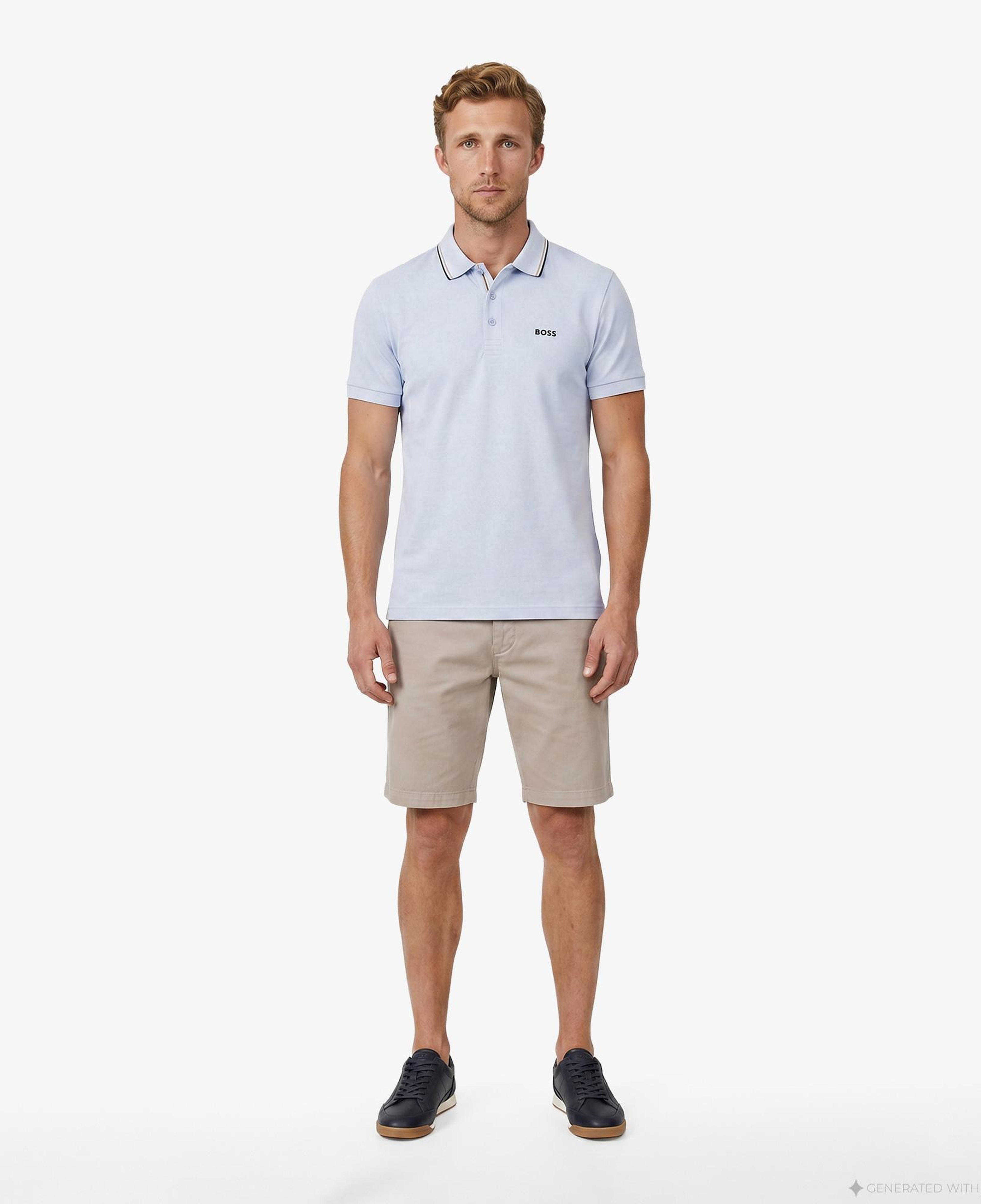 Boss Birdie Paule Erkek Mavi Polo