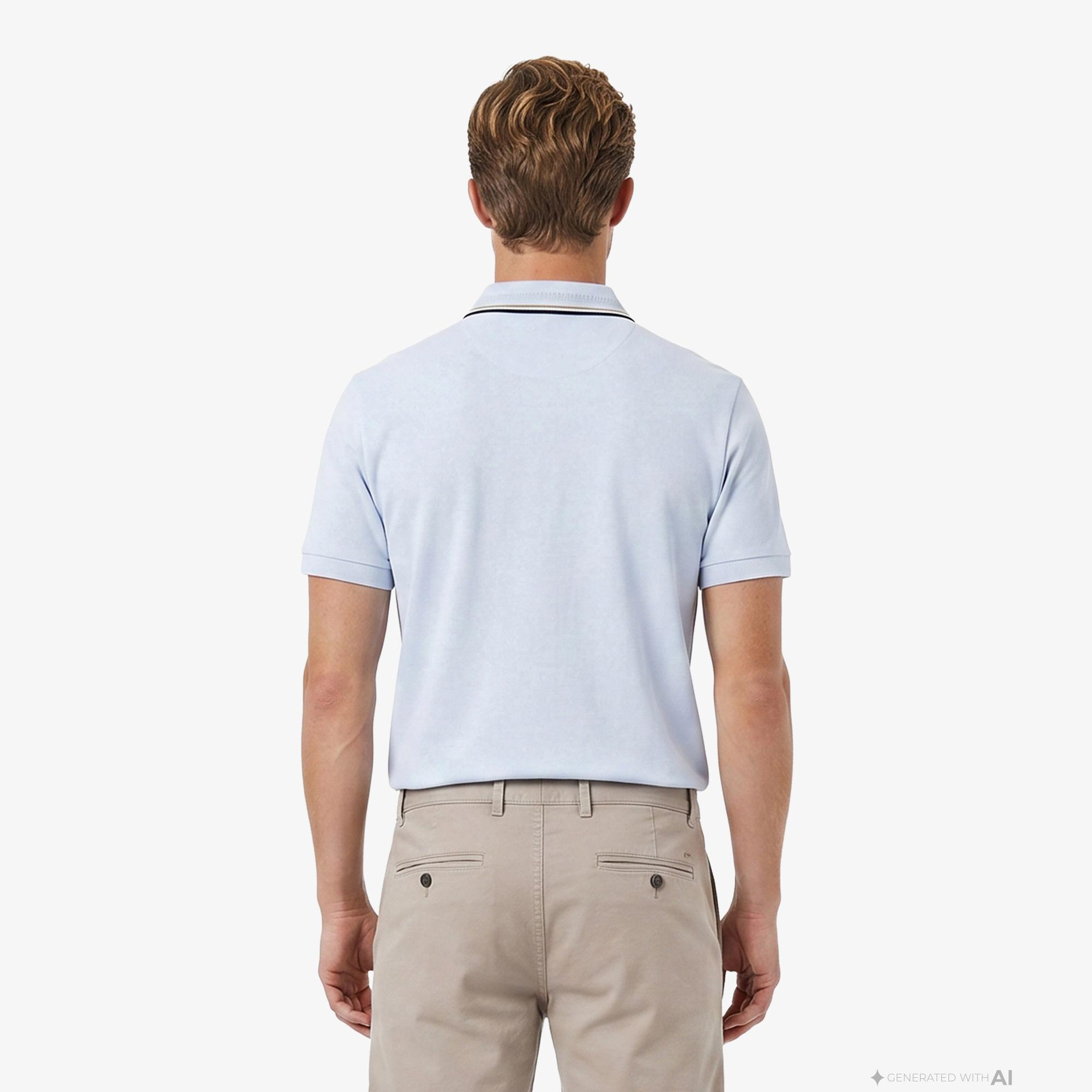 Boss Birdie Paule Erkek Mavi Polo