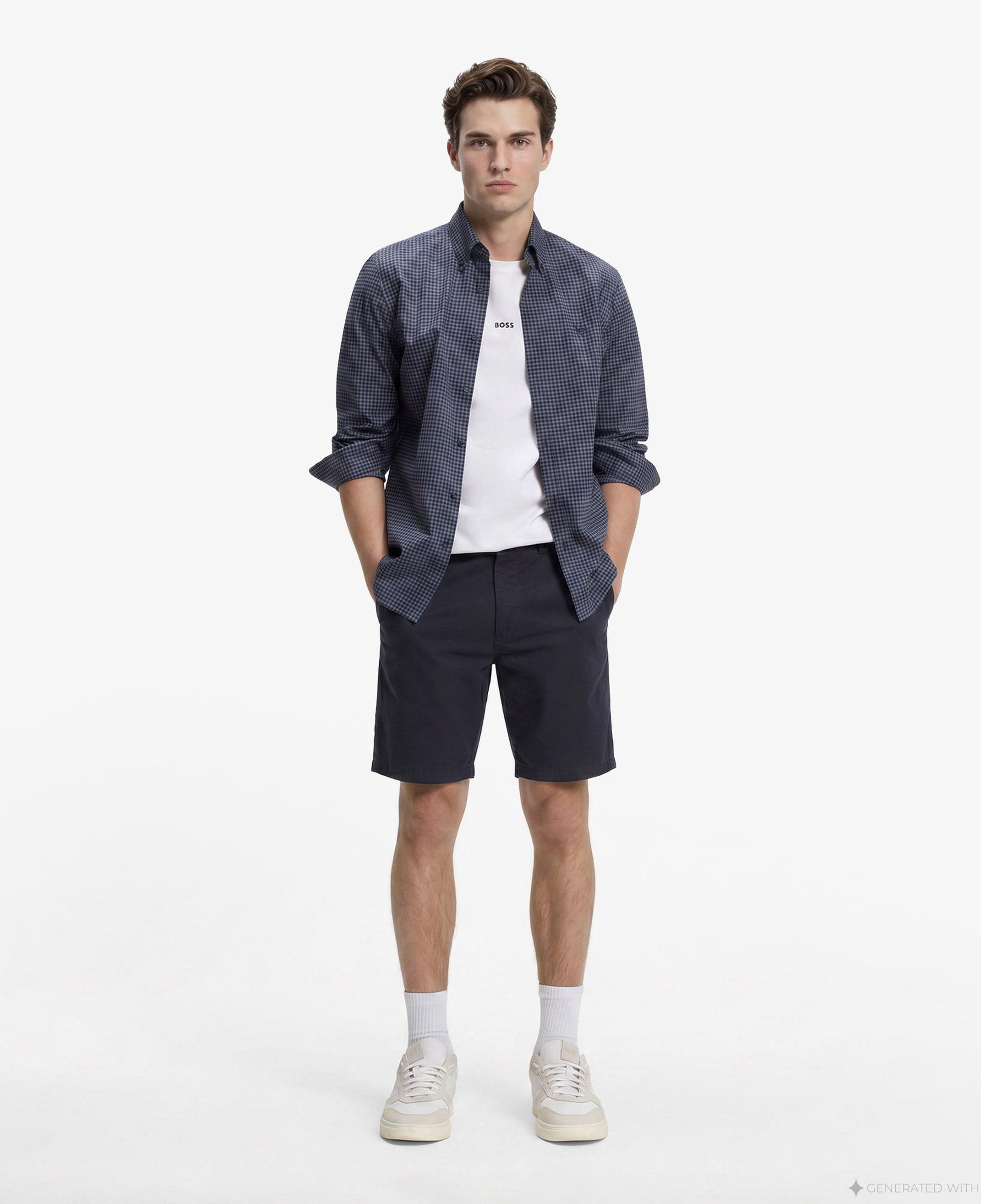 Boss Tapered Erkek Lacivert Pantolon