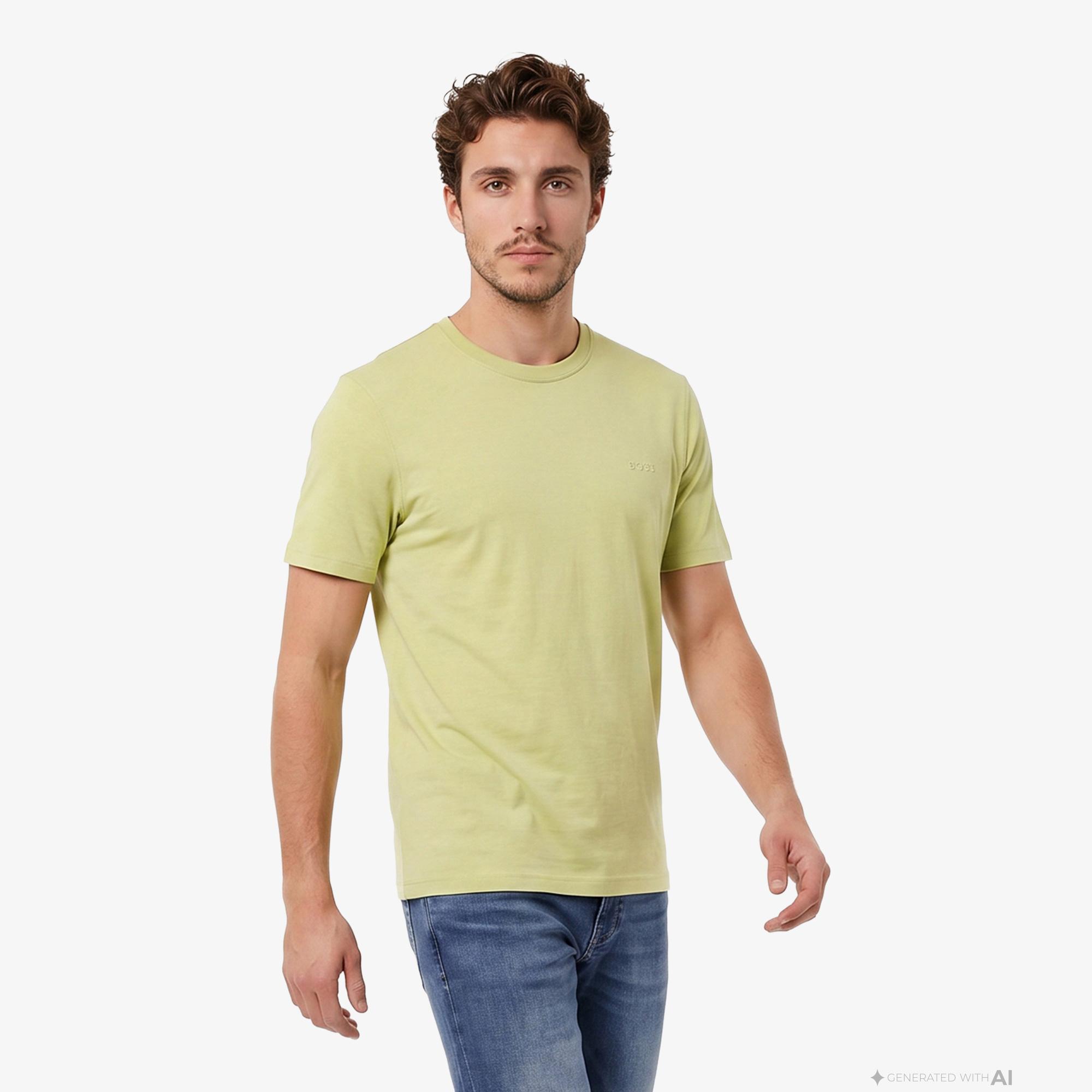 Boss Tegood Erkek Bej T-Shirt