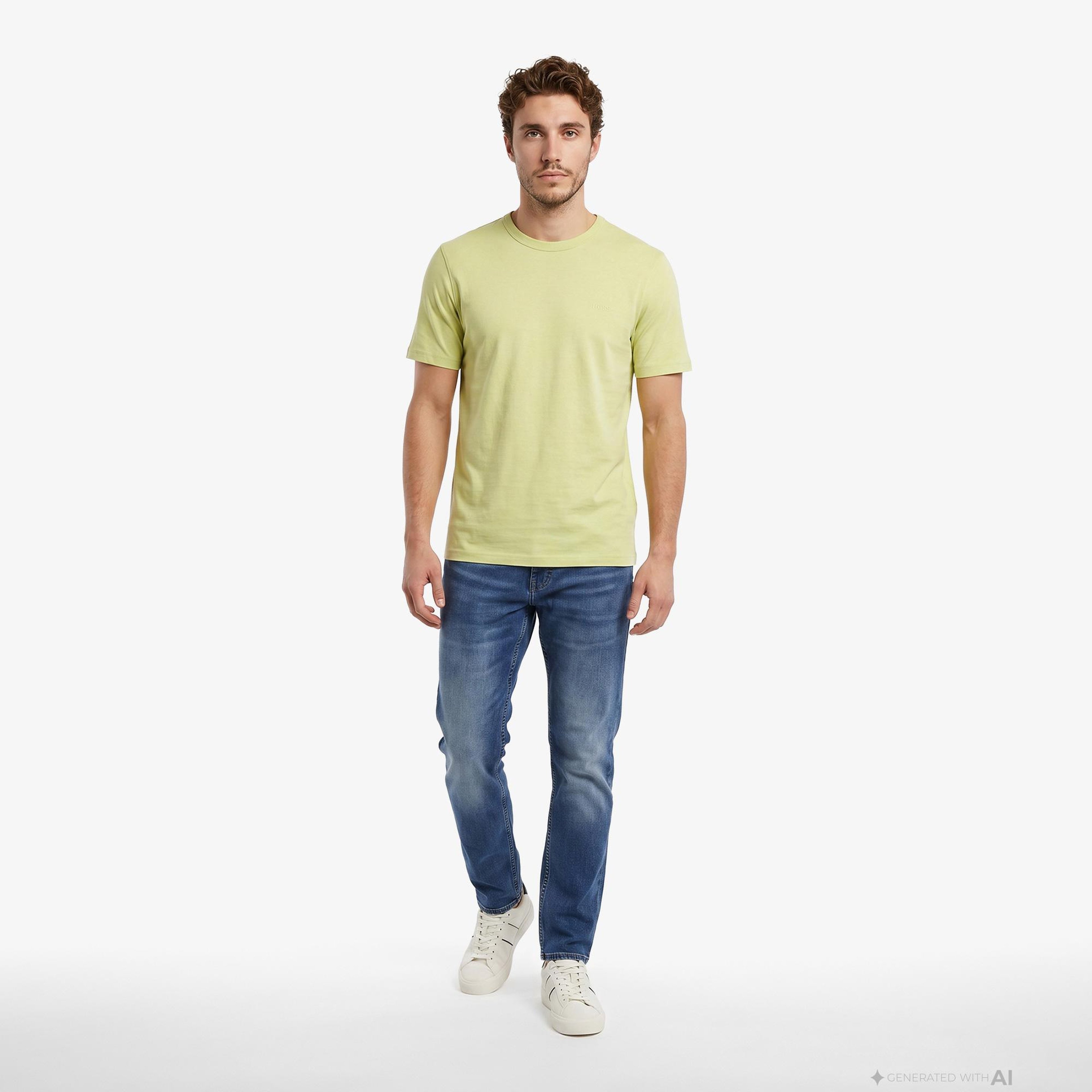 Boss Tegood Erkek Bej T-Shirt