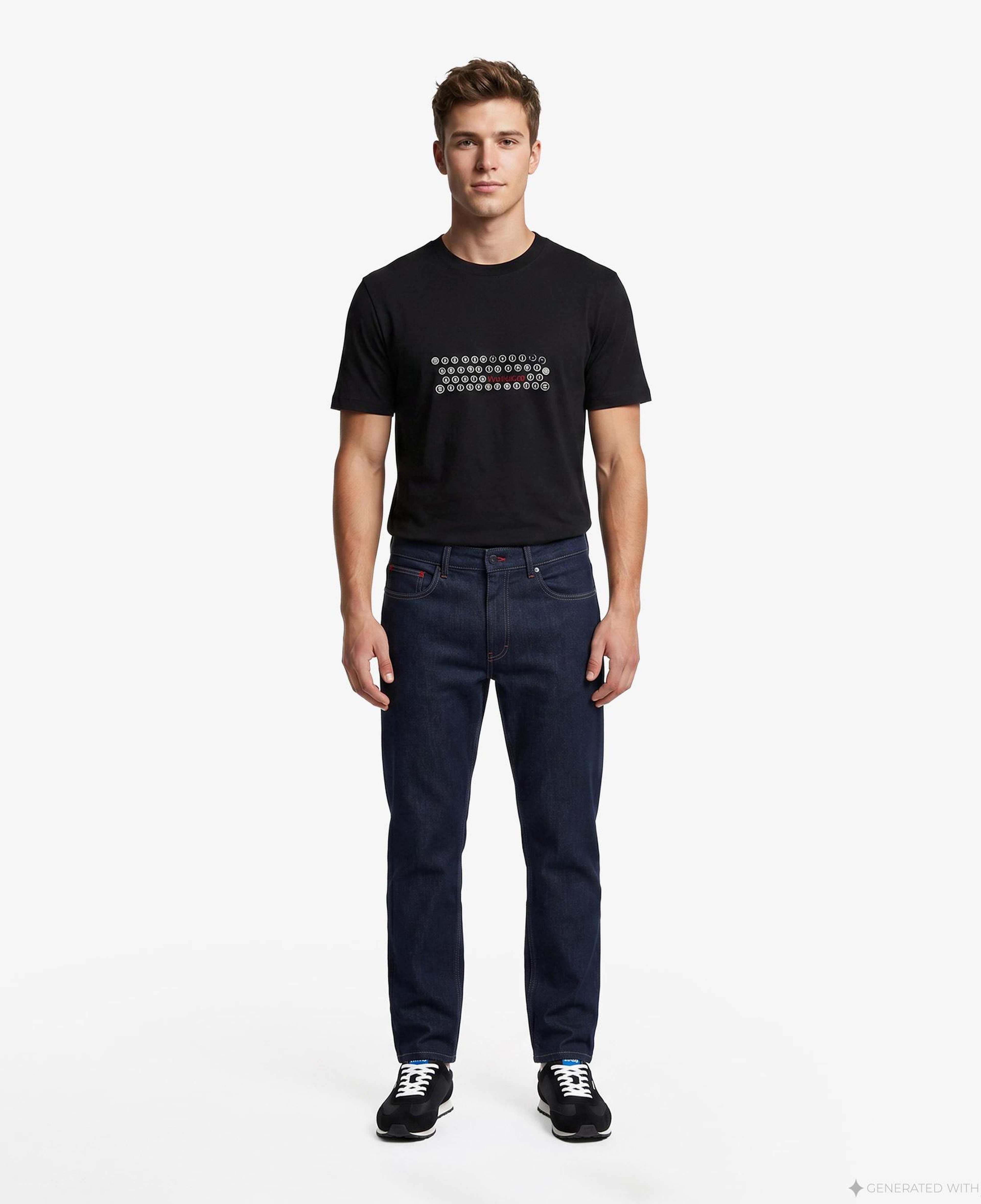 Hugo Deyss Erkek Siyah T-Shirt