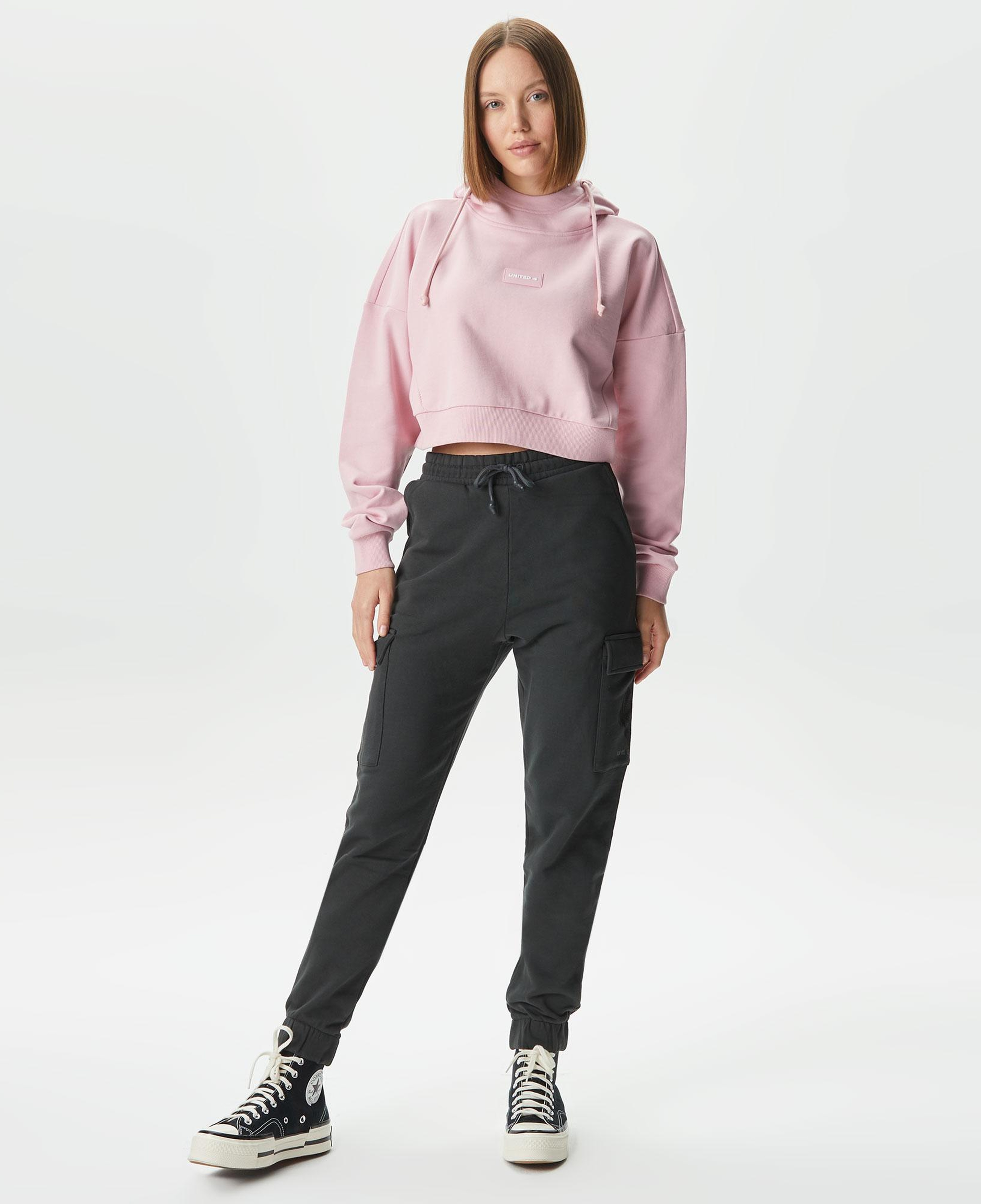 UNITED4 Classic Kadın Pembe Hoodie