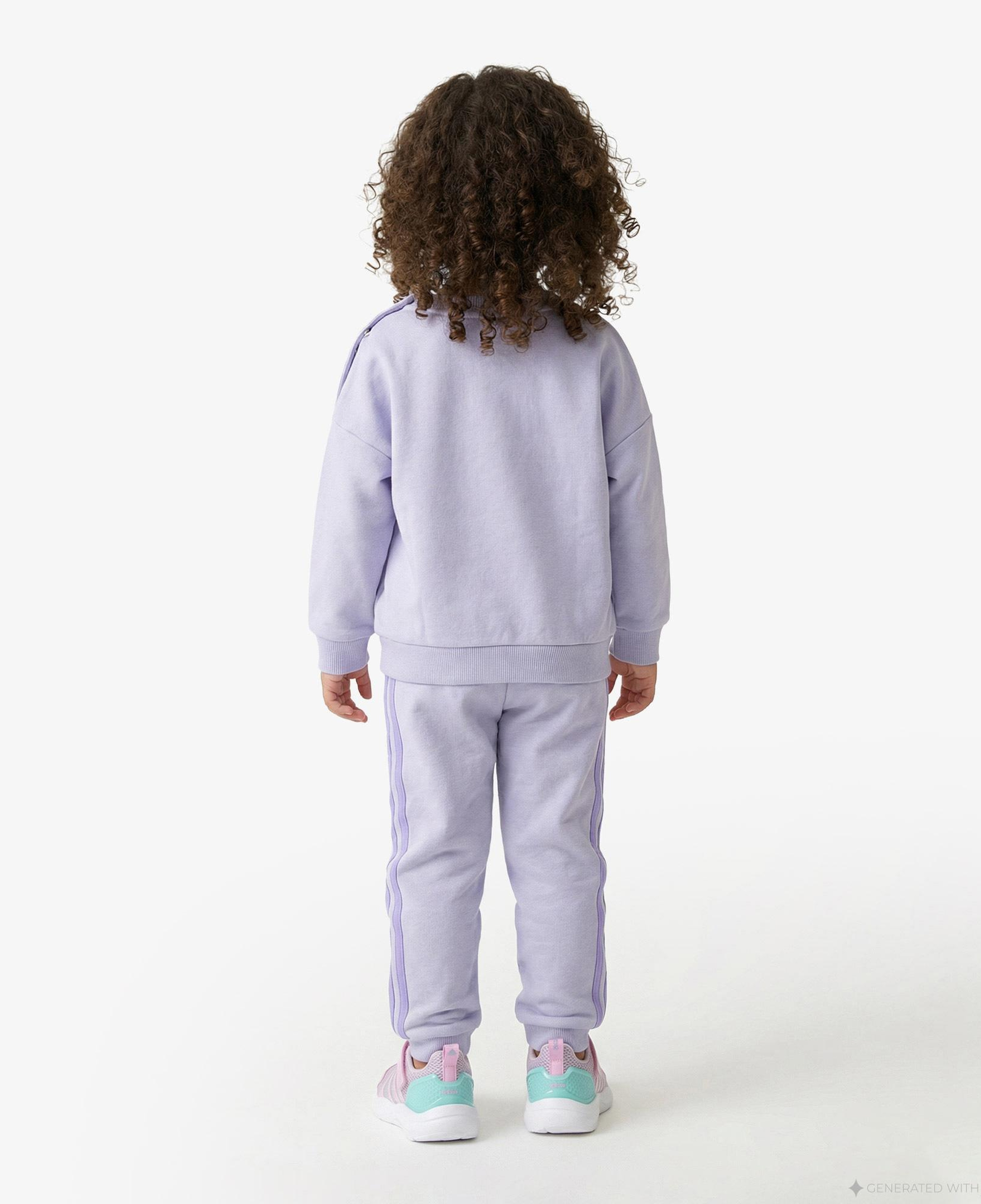adidas x Disney Lilo & Stitch Çocuk Mor Eşofman Takımı