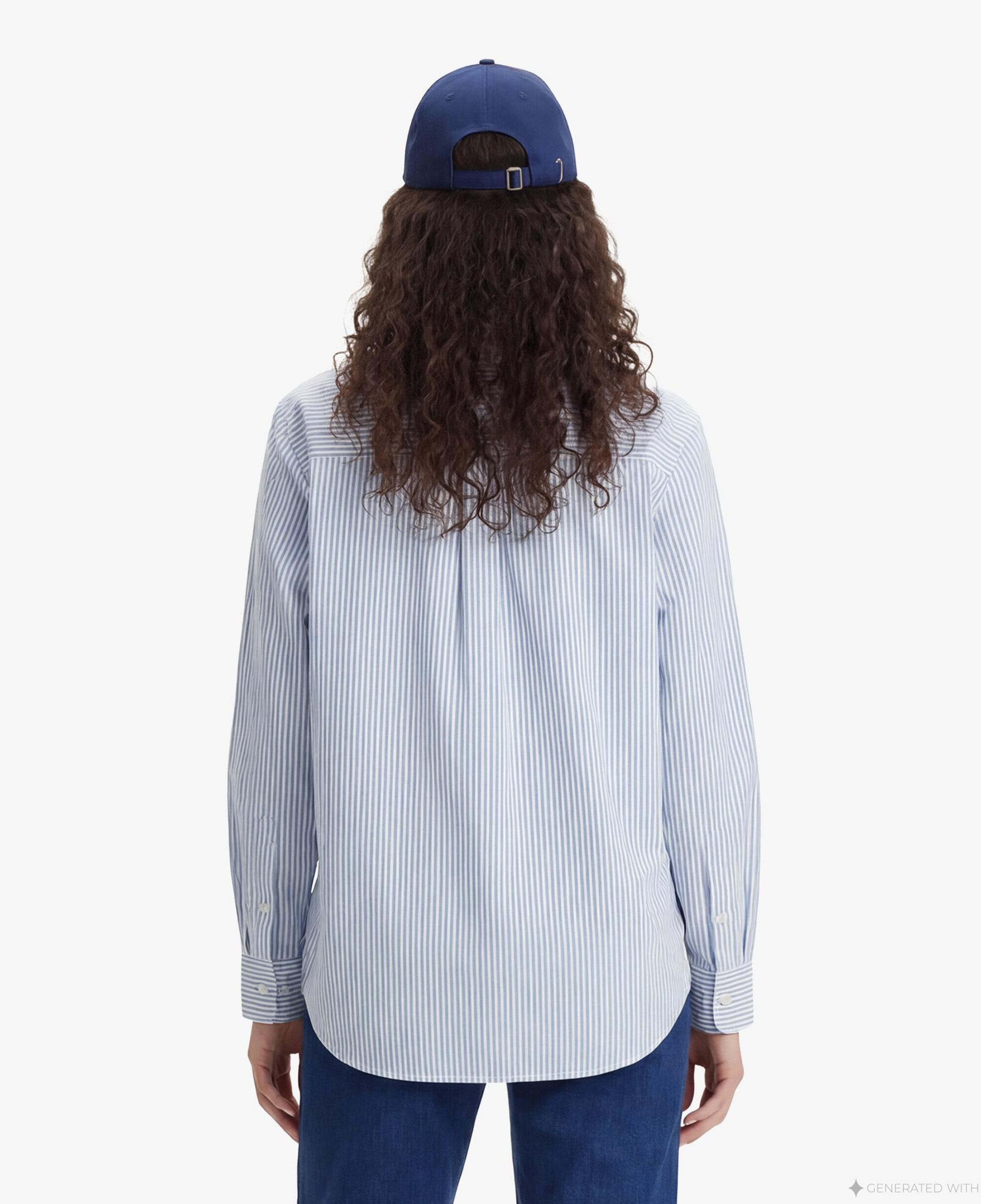 Tommy Hilfiger Essentials Poplin Kadın Mavi Gömlek