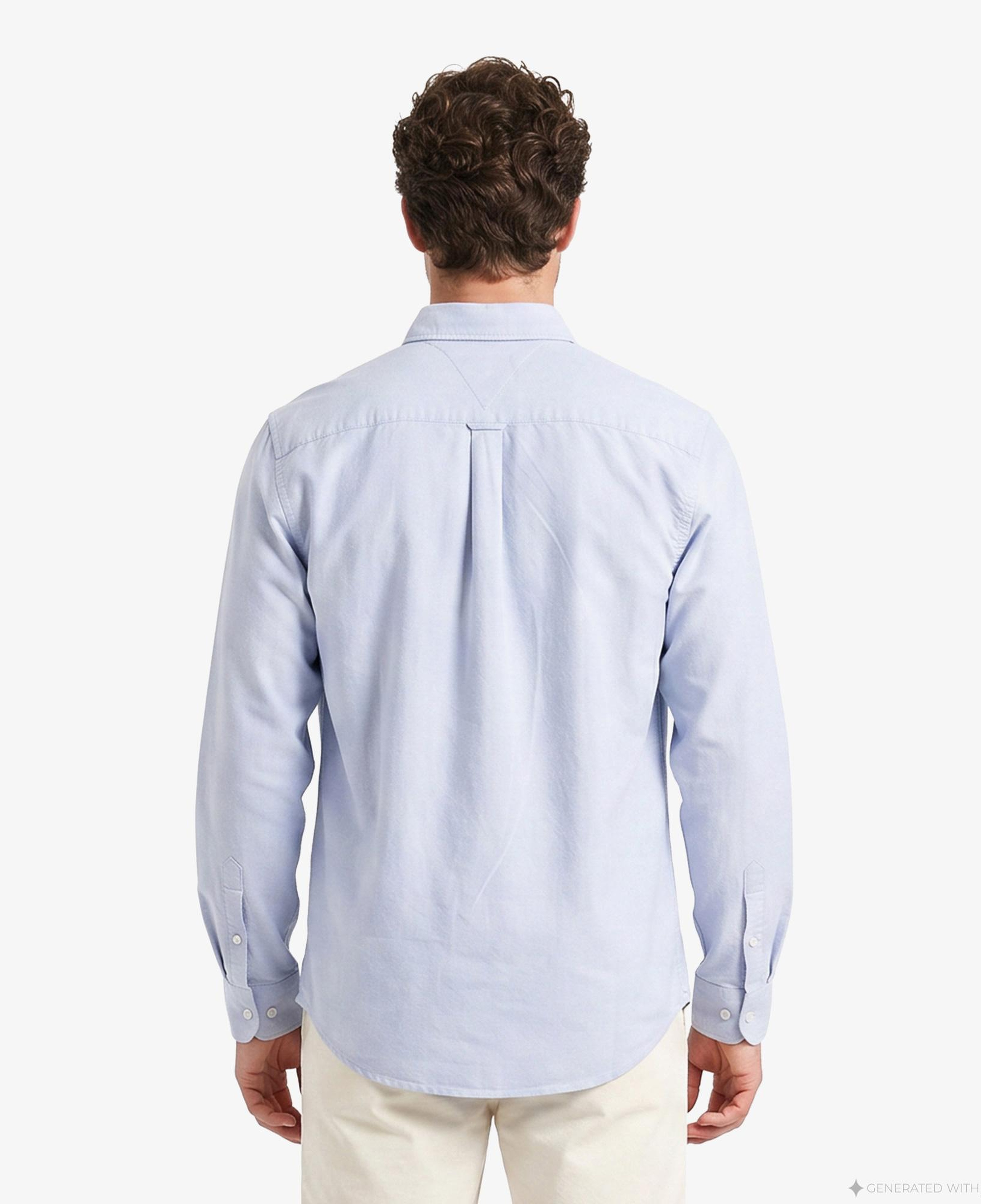 Tommy Hilfiger Oxford Erkek Mavi Gömlek