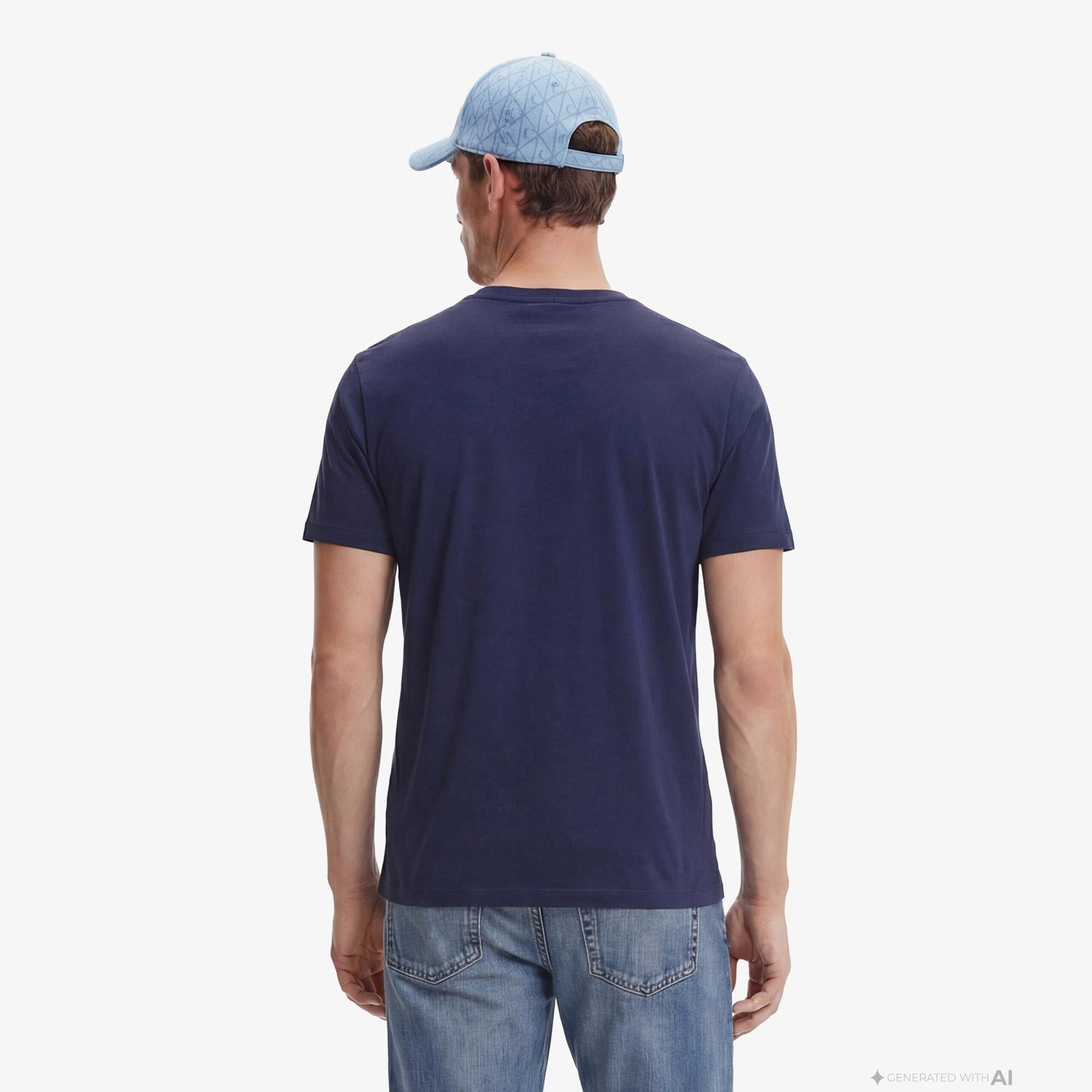 Calvin Klein Hero Monologo 20S Erkek Mavi T-Shirt