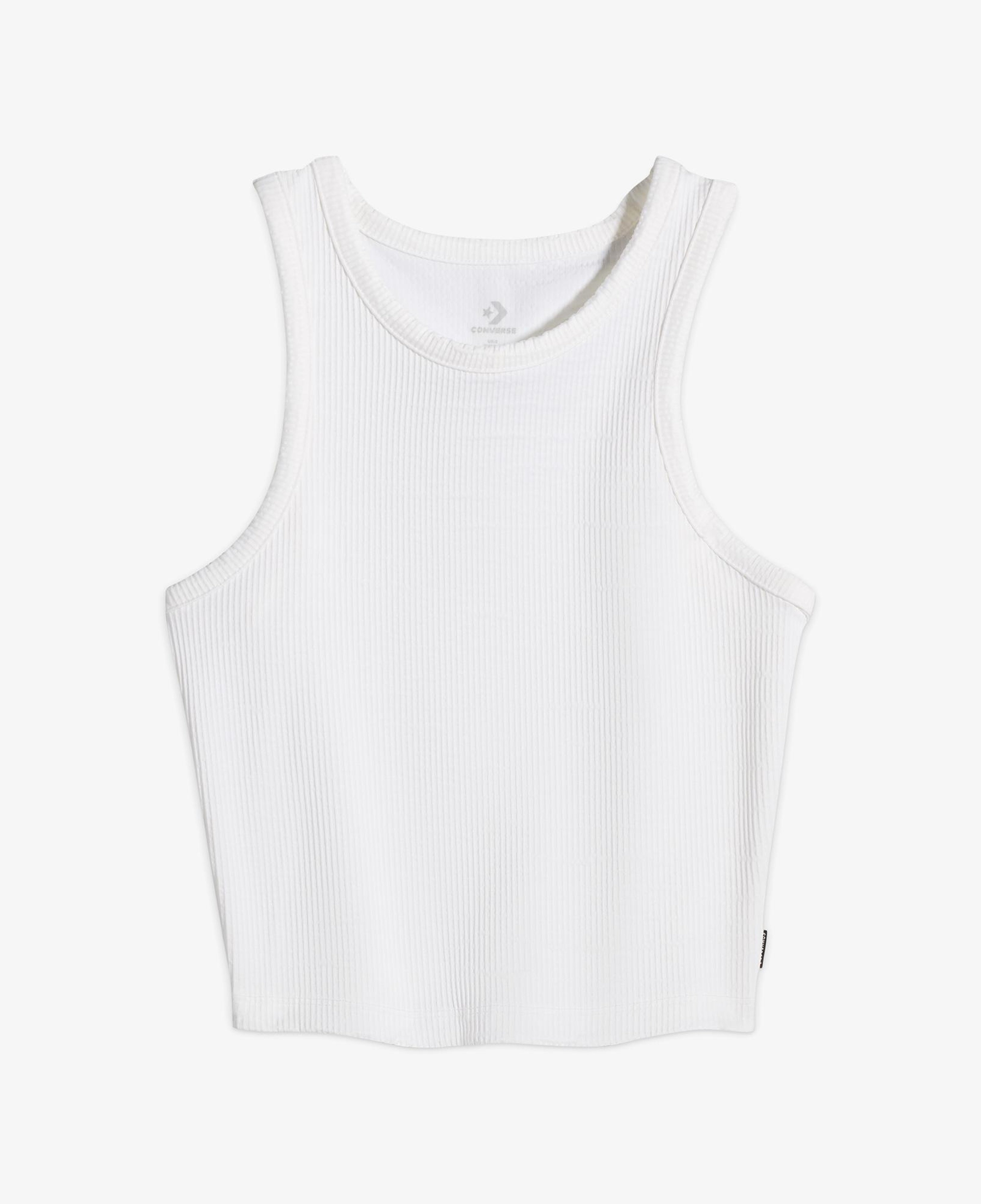 Converse Ribbed Knit Kadın Beyaz T-Shirt