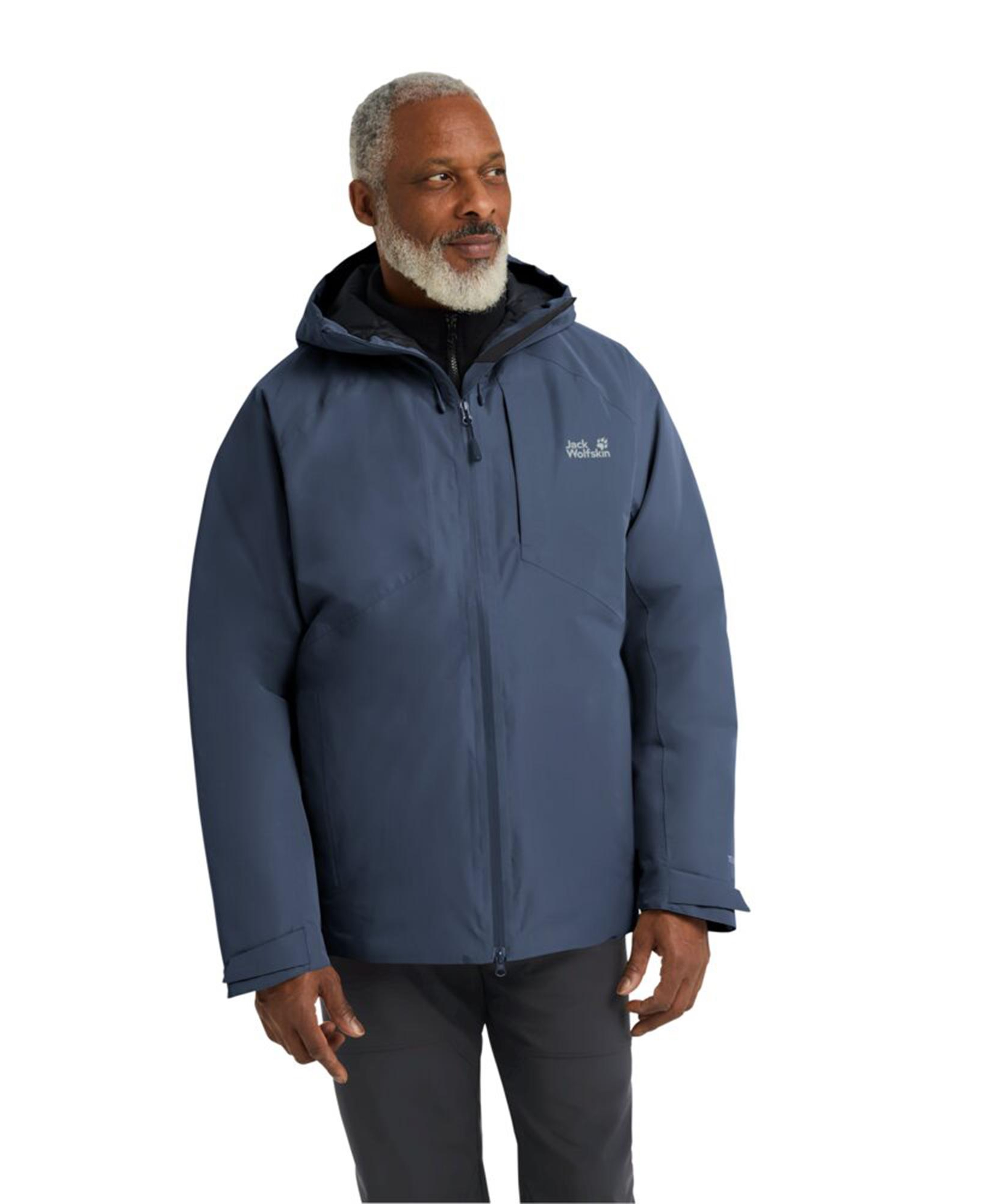 Jack Wolfskin Icecape 2L Down Insulated Erkek Lacivert Ceket