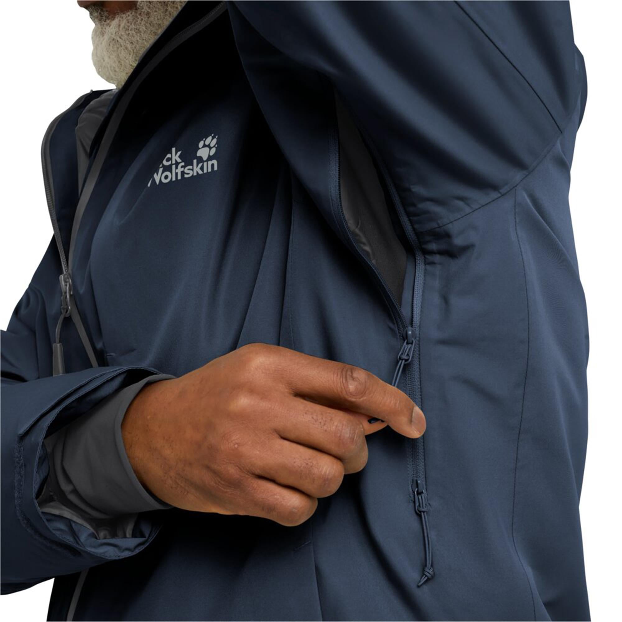 Jack Wolfskin Icecape 2L Down Insulated Erkek Lacivert Ceket