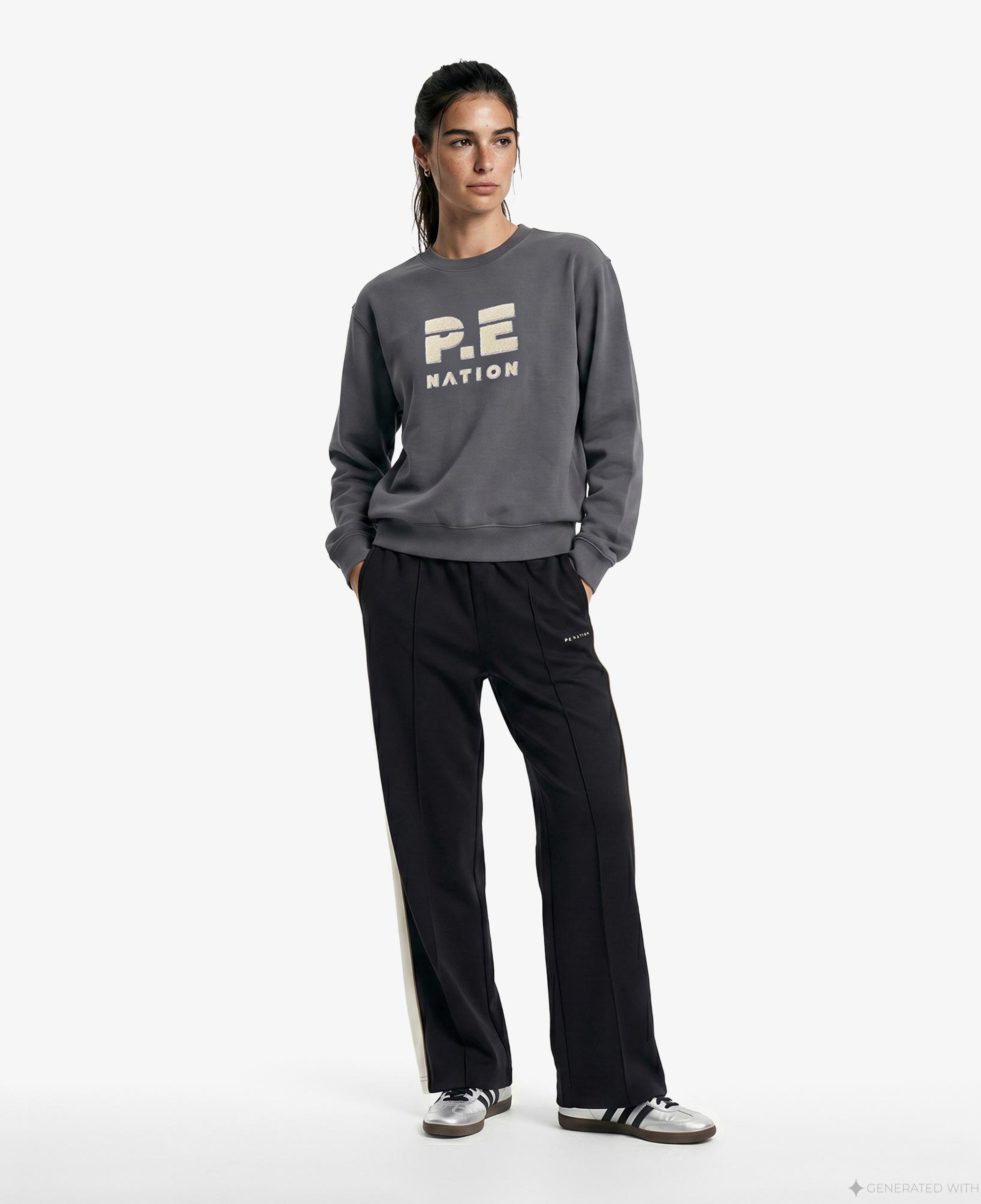 P.E Nation Heads Up 2 Kadın Gri Sweatshirt