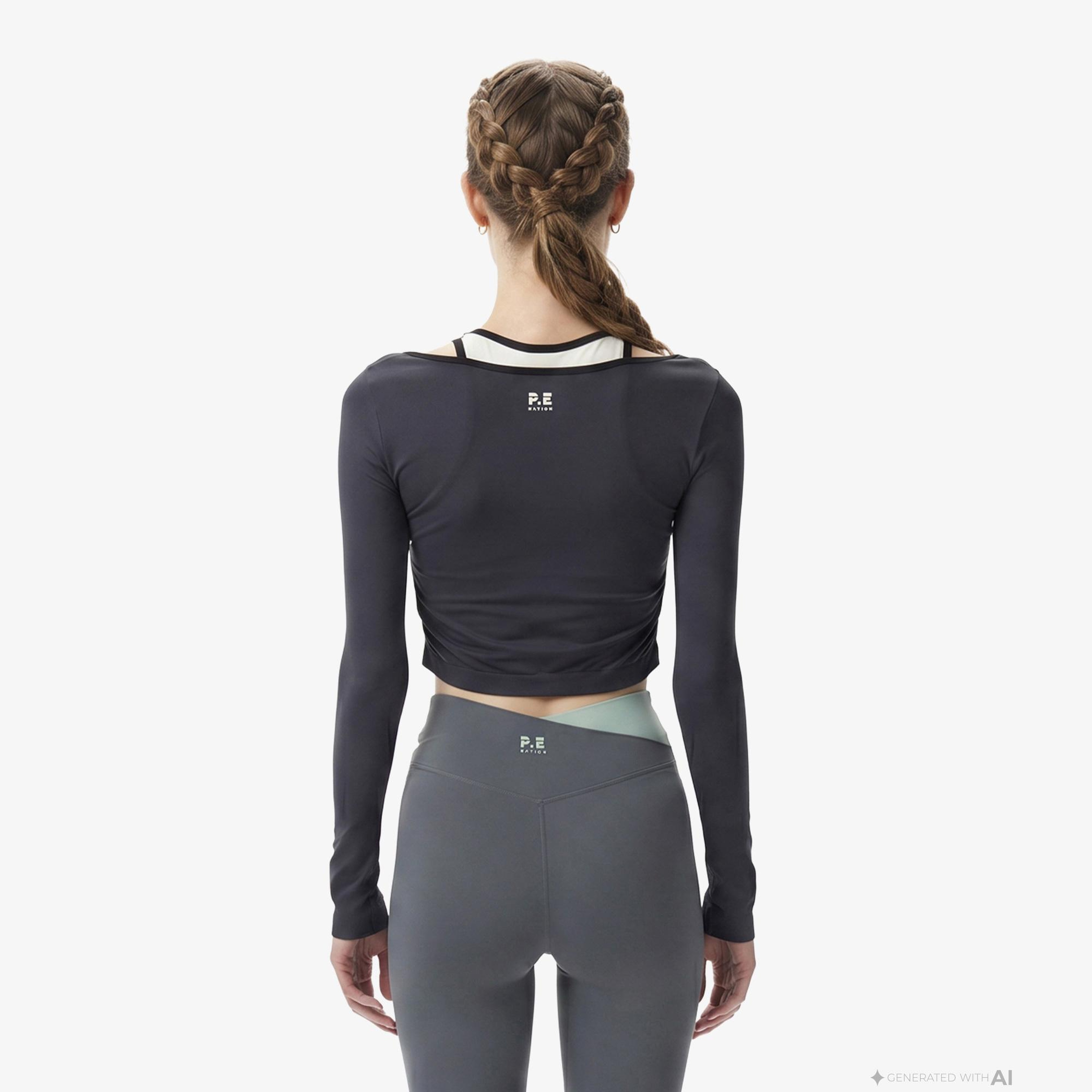 P.E Nation Sutton Cropped Kadın Mavi T-Shirt