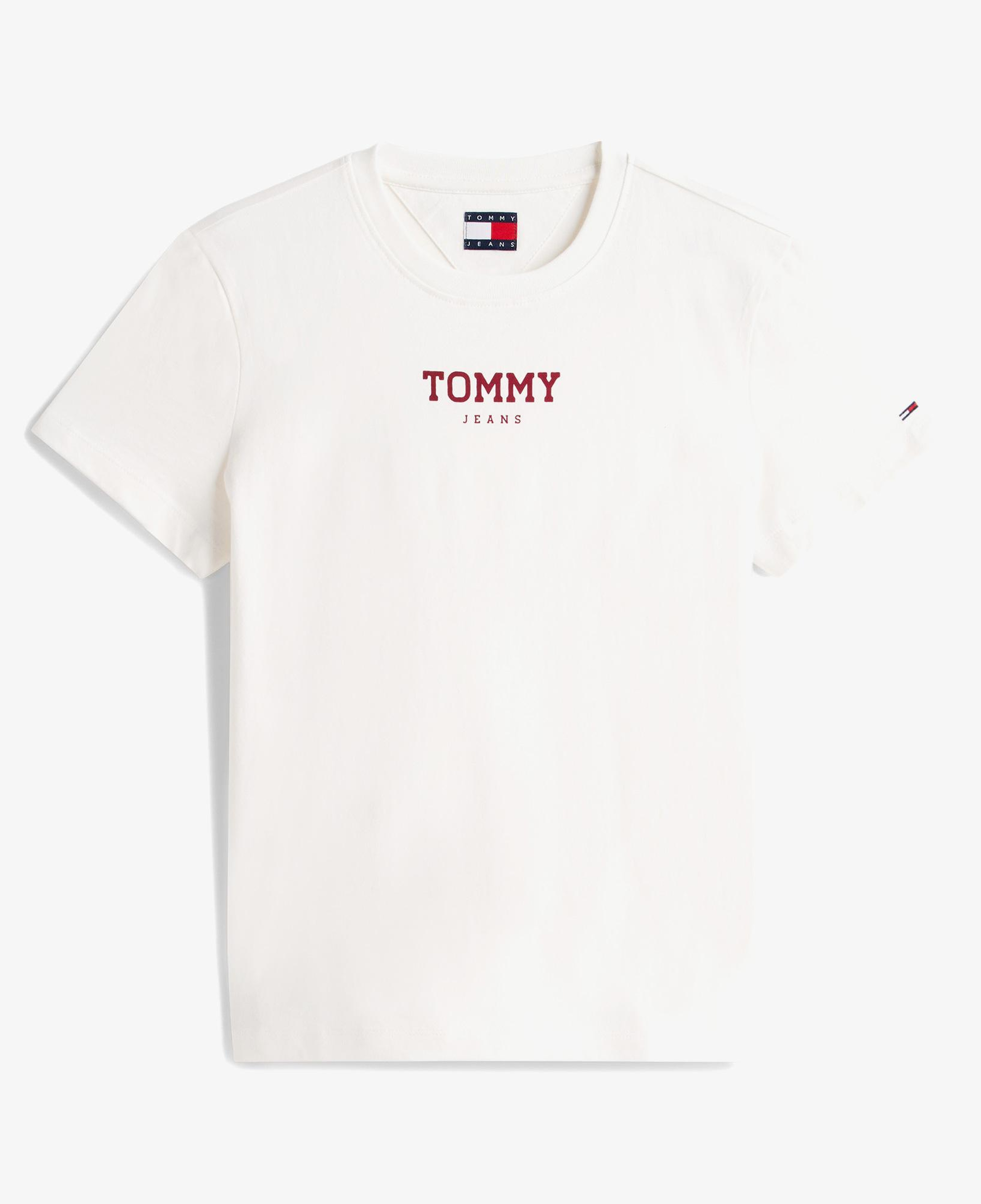 Tommy Hilfiger Regular Essential Logo 2 Kadın Beyaz T-Shirt