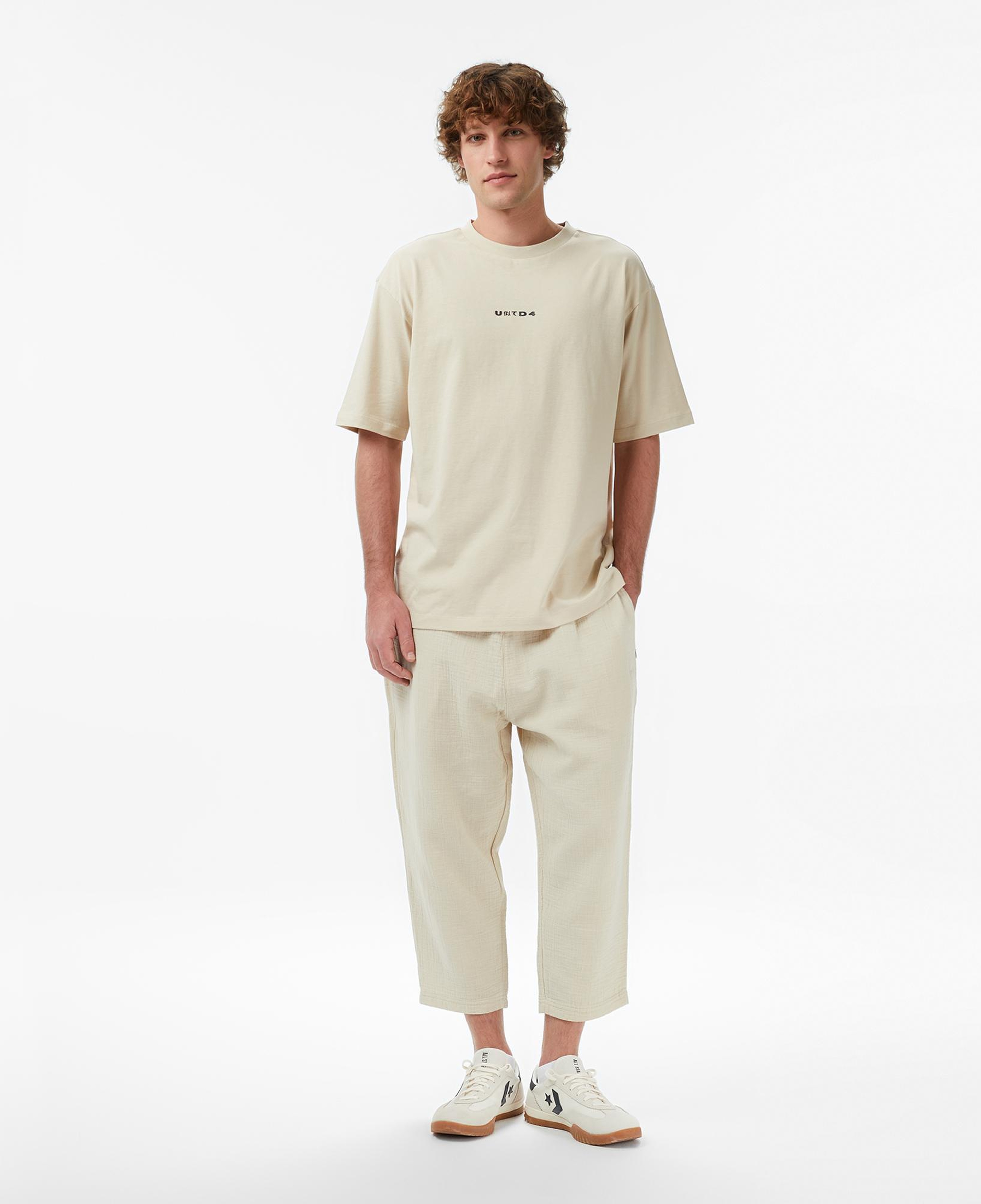 UNITED4 Regular Fit Erkek Krem Pantolon
