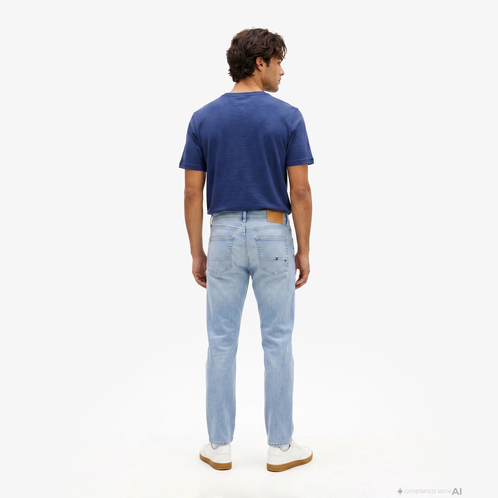 Tommy Hilfiger Erkek Mavi Pantolon