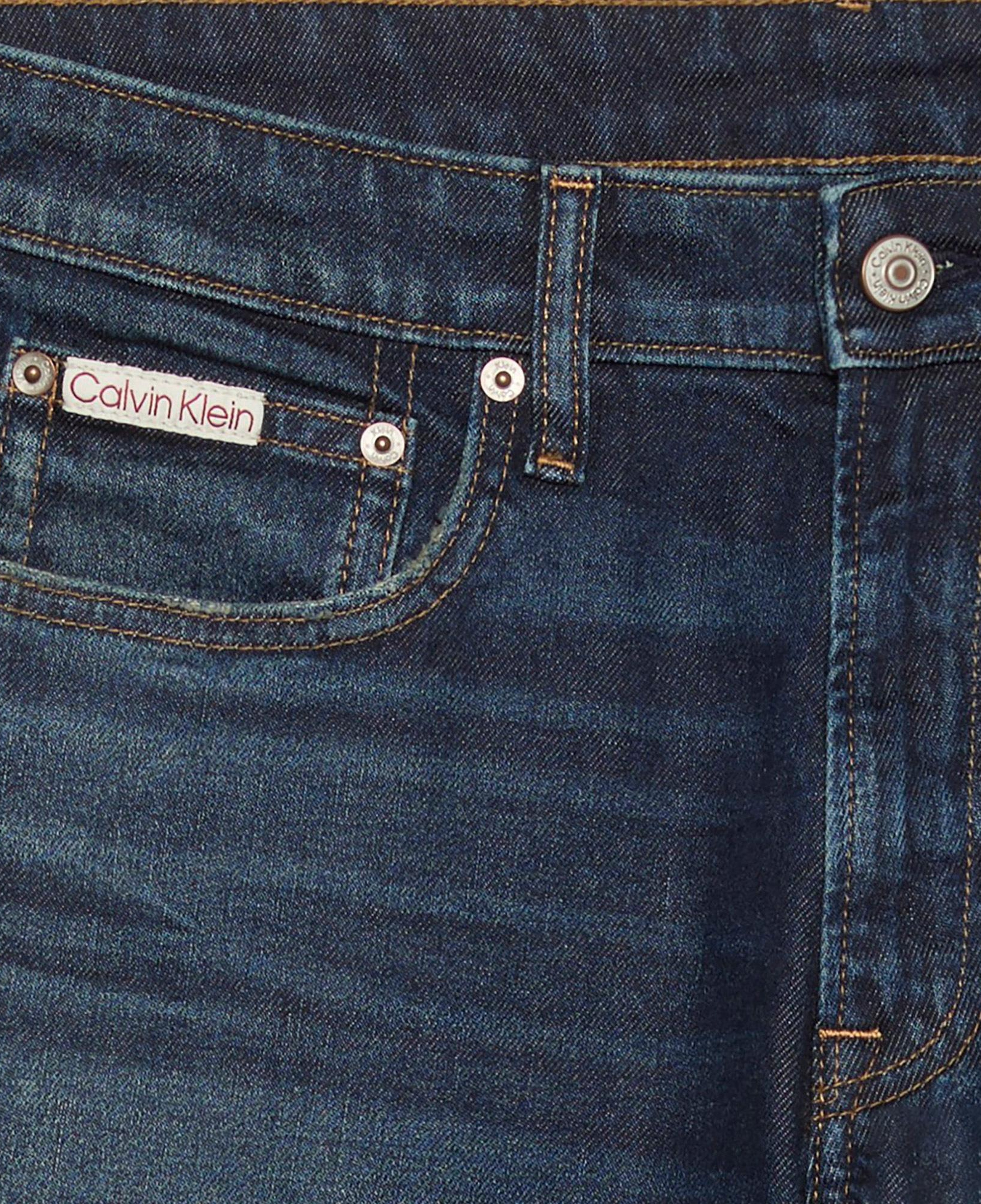 Calvin Klein Slim Vine Street Erkek Mavi Jean