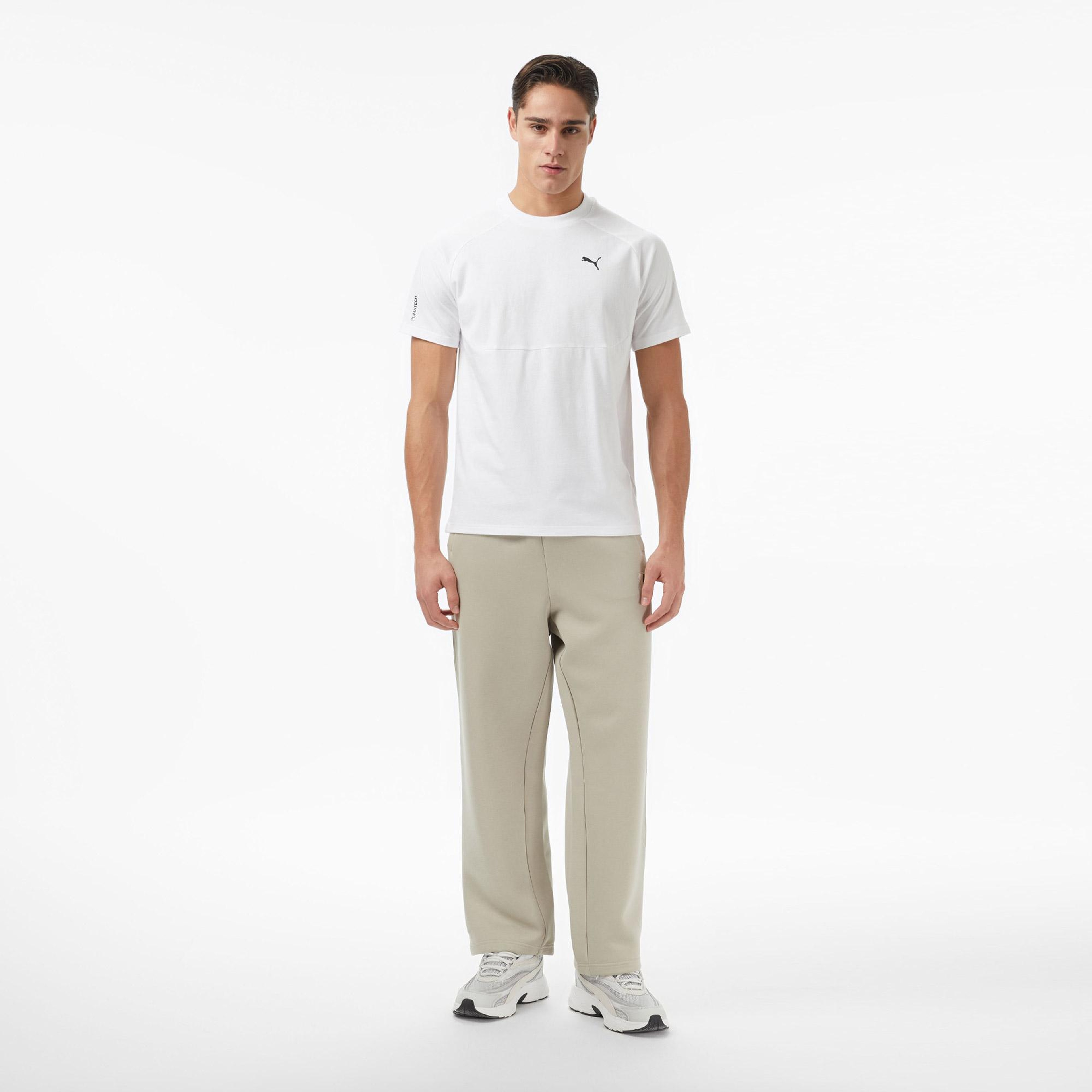 Puma tech  Erkek Beyaz T-Shirt