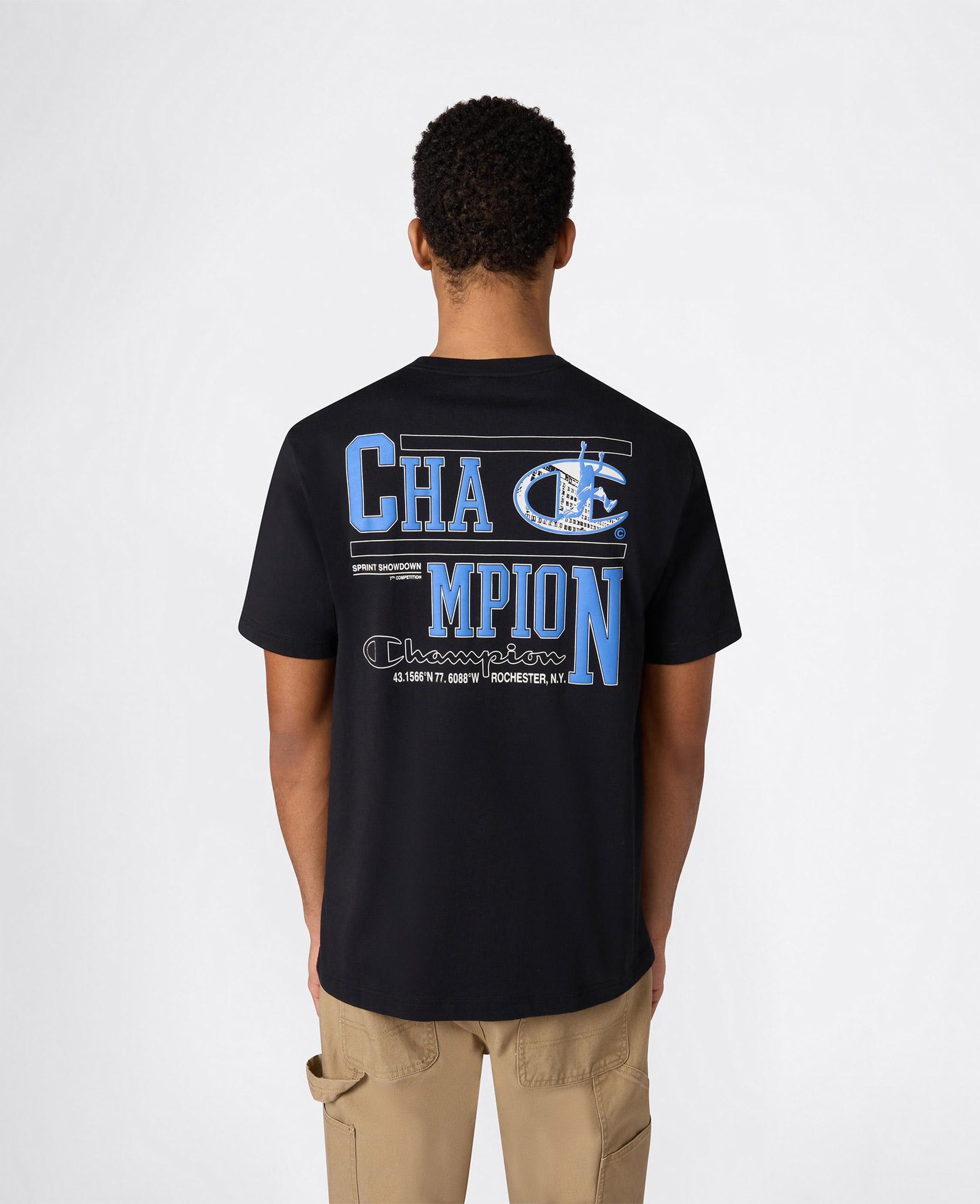 Champion Relaxed Fit Erkek Siyah T-Shirt