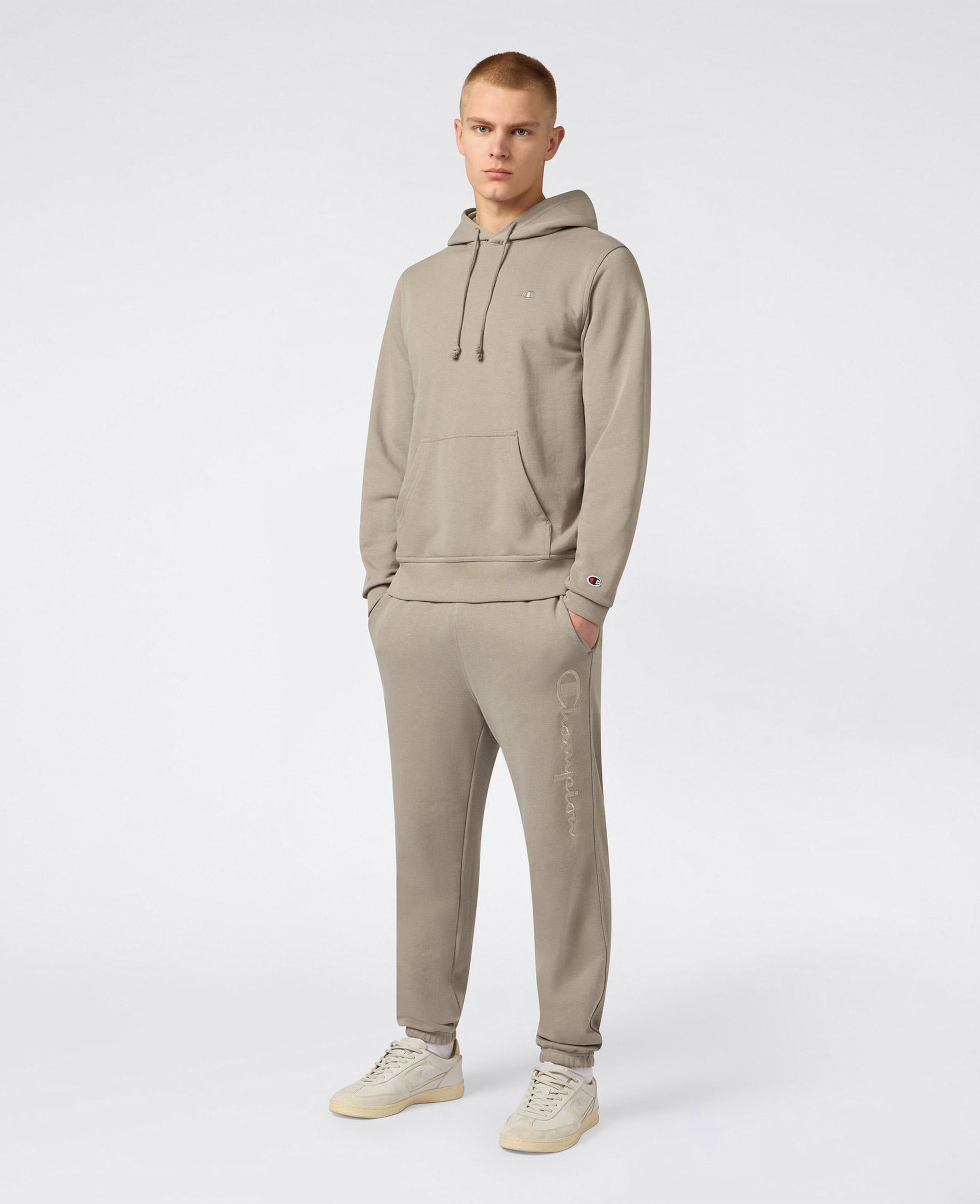 Champion Elastic Cuff Pants Erkek Gri Eşofman Altı