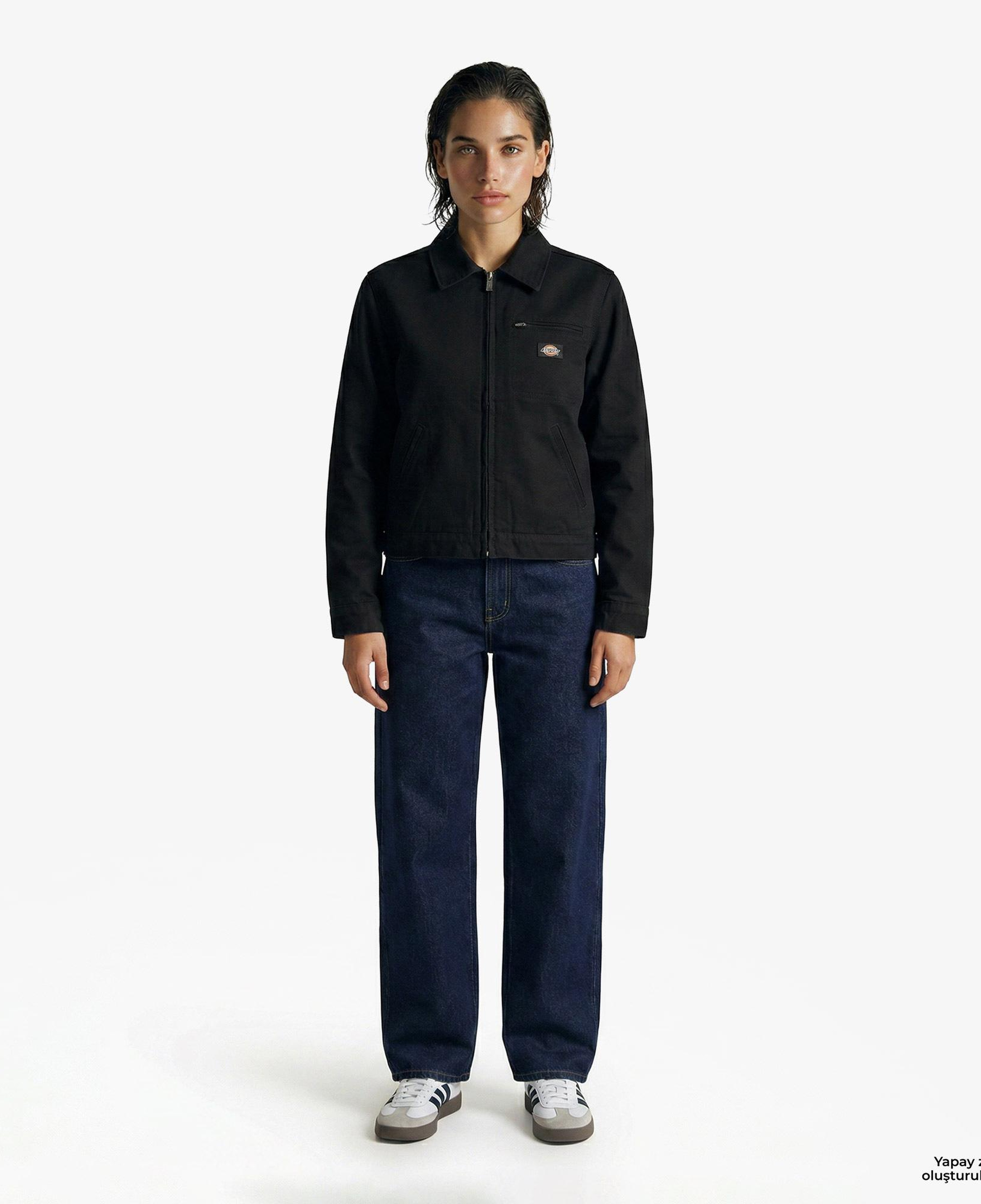 Dickies Unlined Canvas Painter Kadın Siyah Ceket
