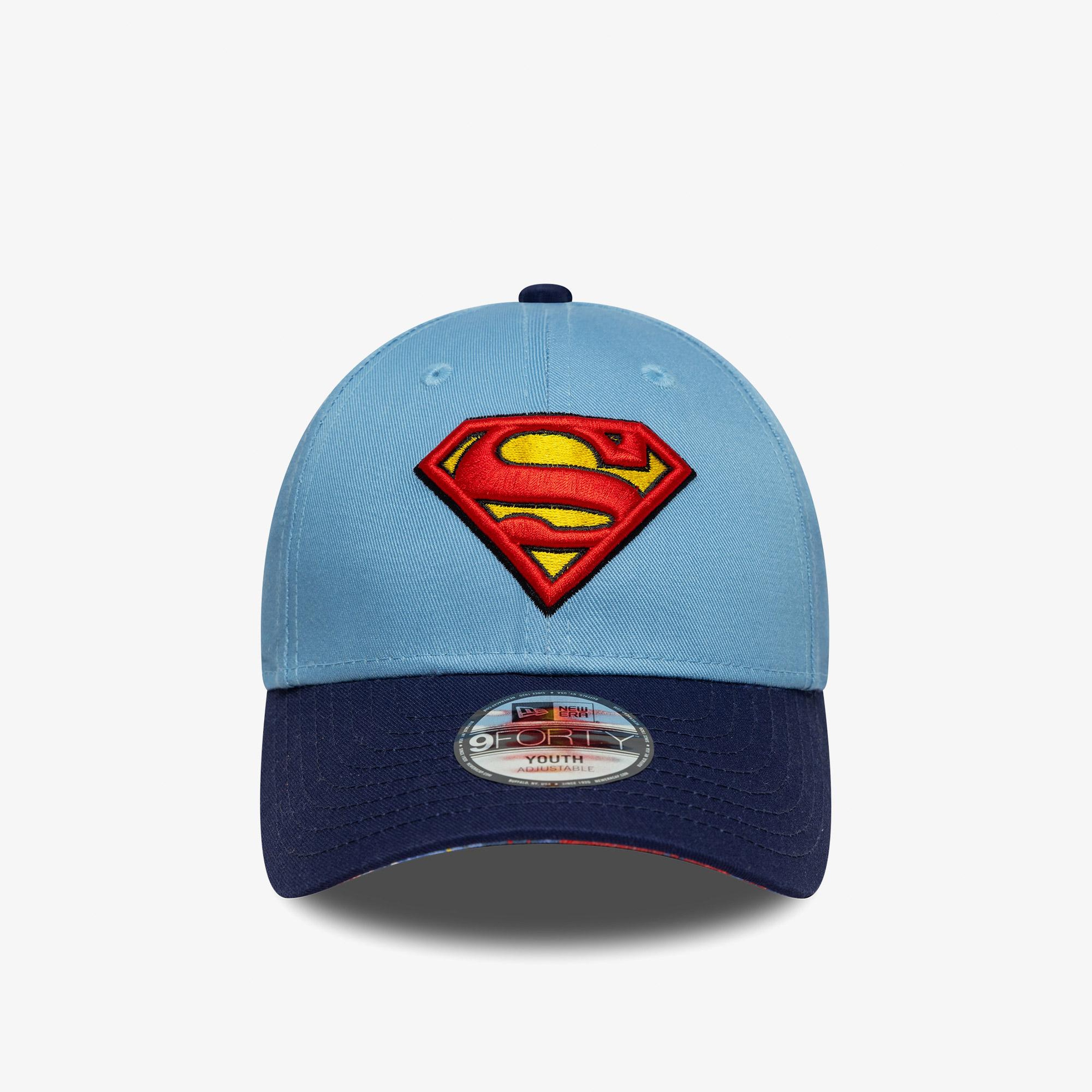 New Era Dc 9Forty Superman  Çocuk Mavi Şapka