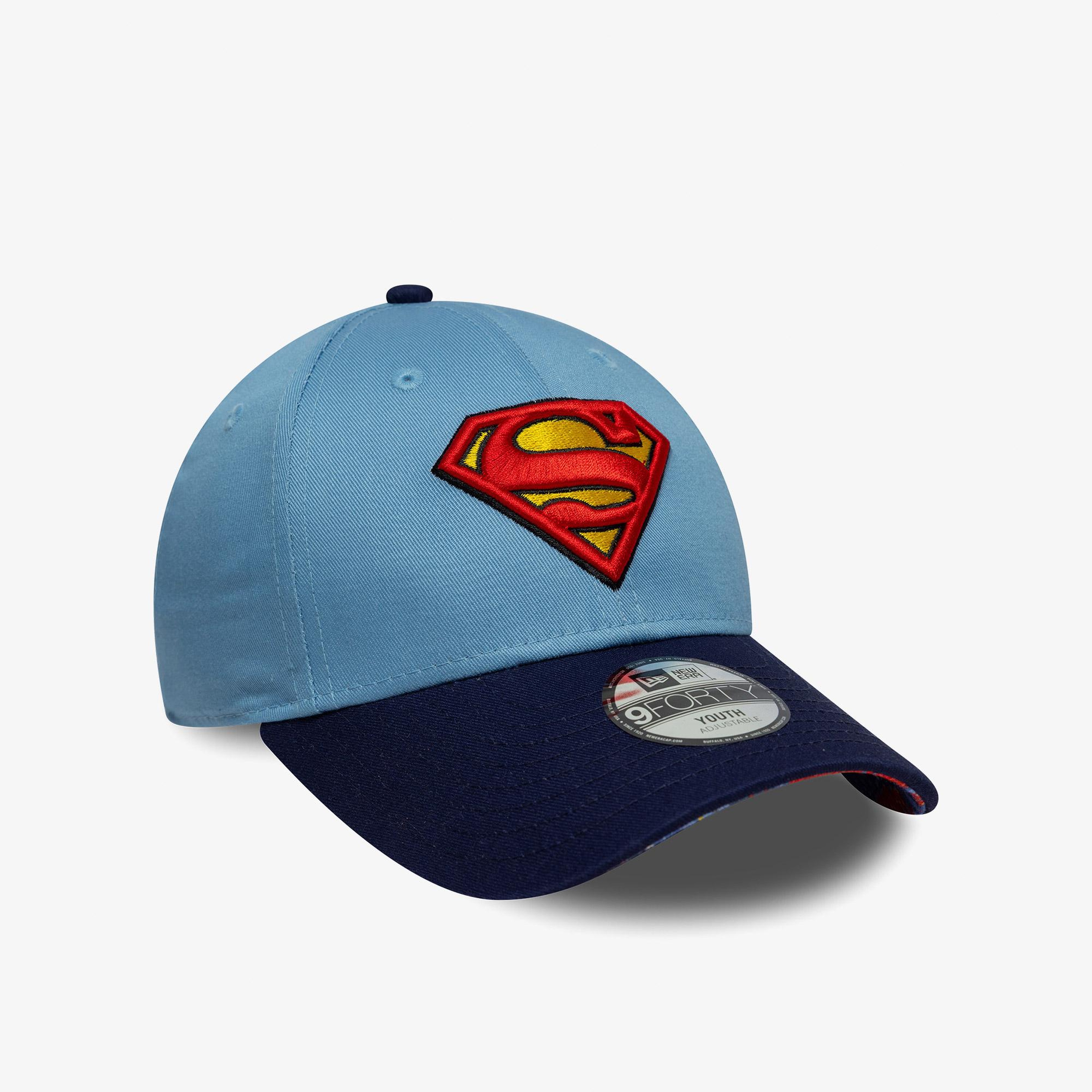 New Era Dc 9Forty Superman  Çocuk Mavi Şapka