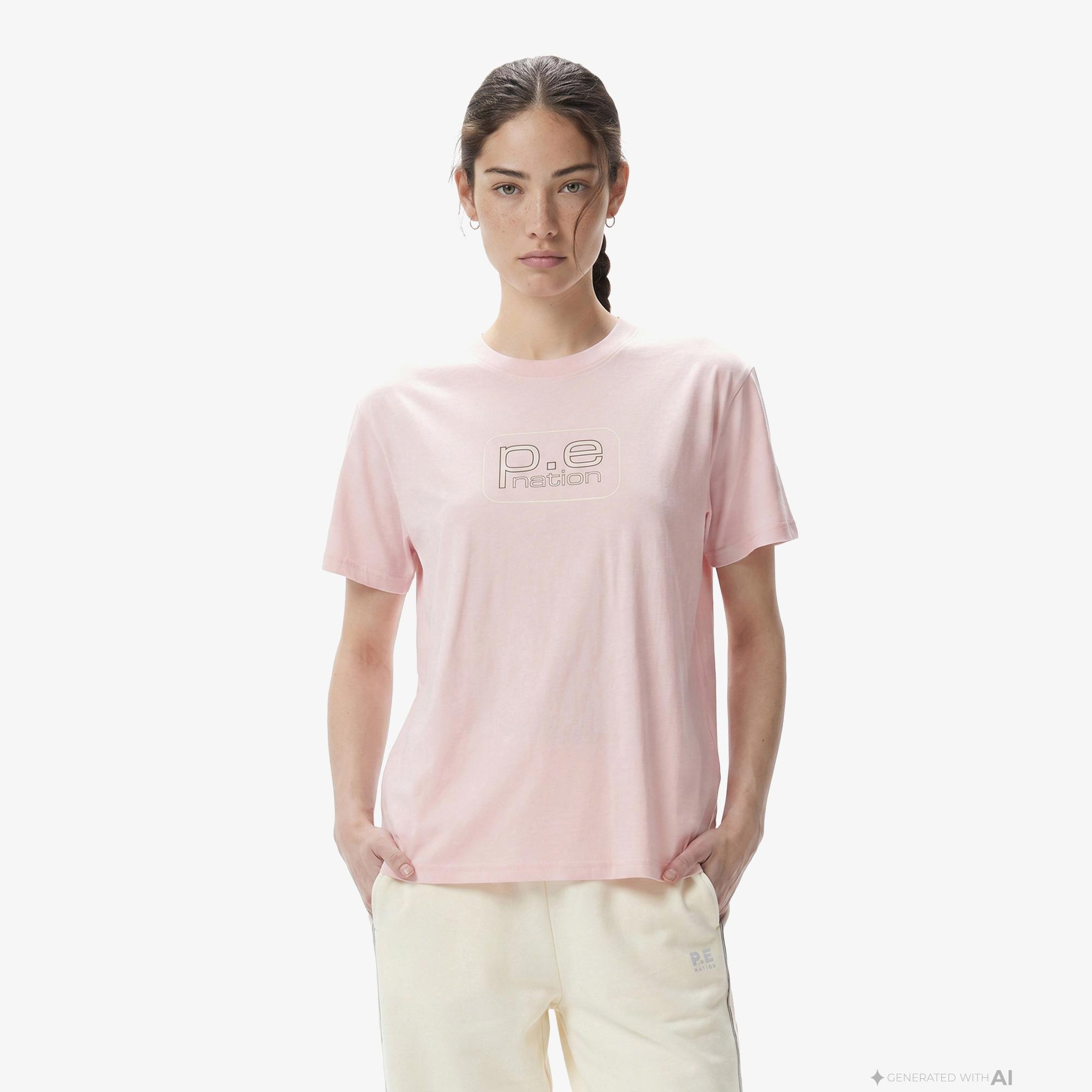 P.E Nation Flux Kadın Pembe T-Shirt